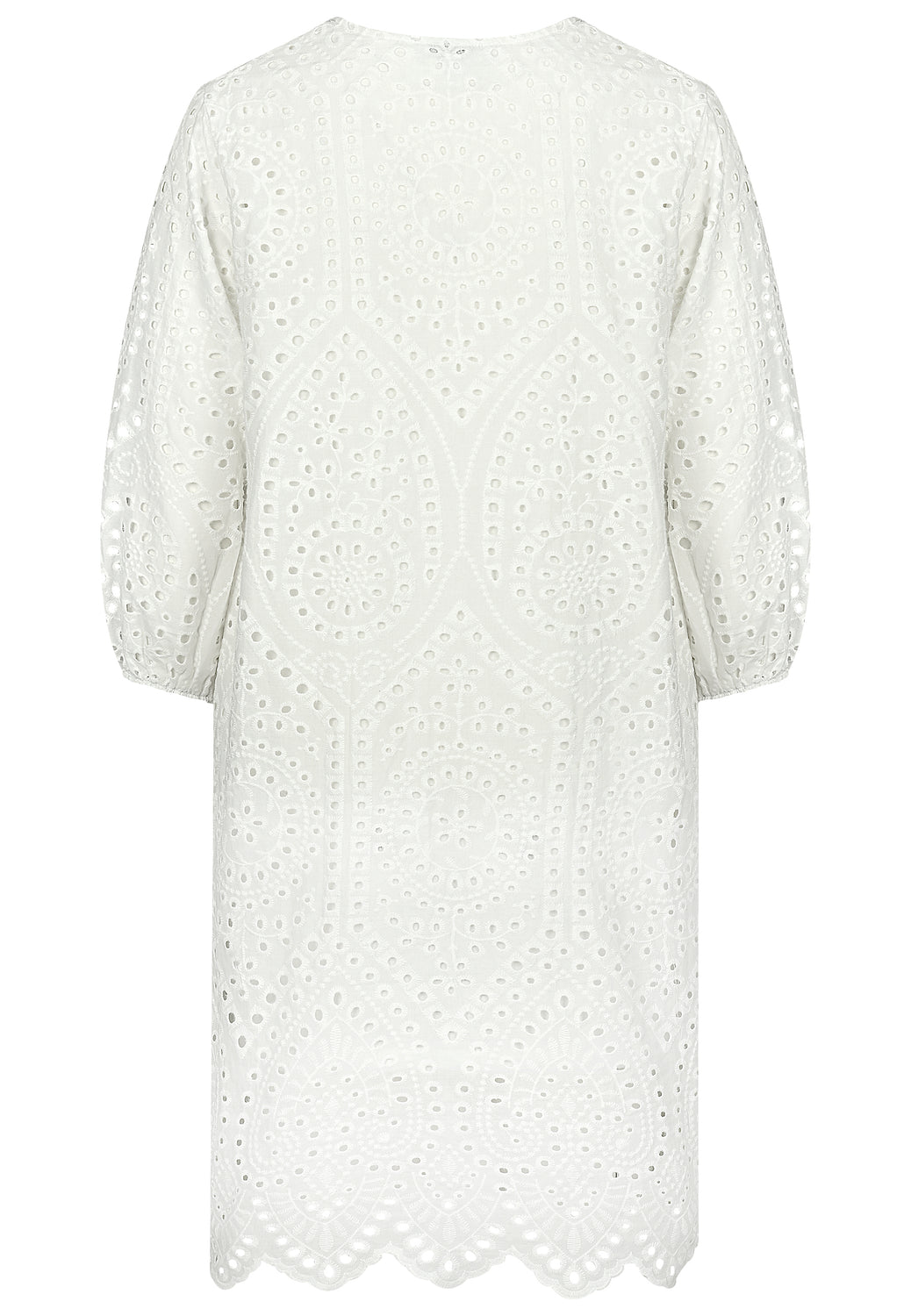 24309 Dress Eyelet Emb. - 01/off-white