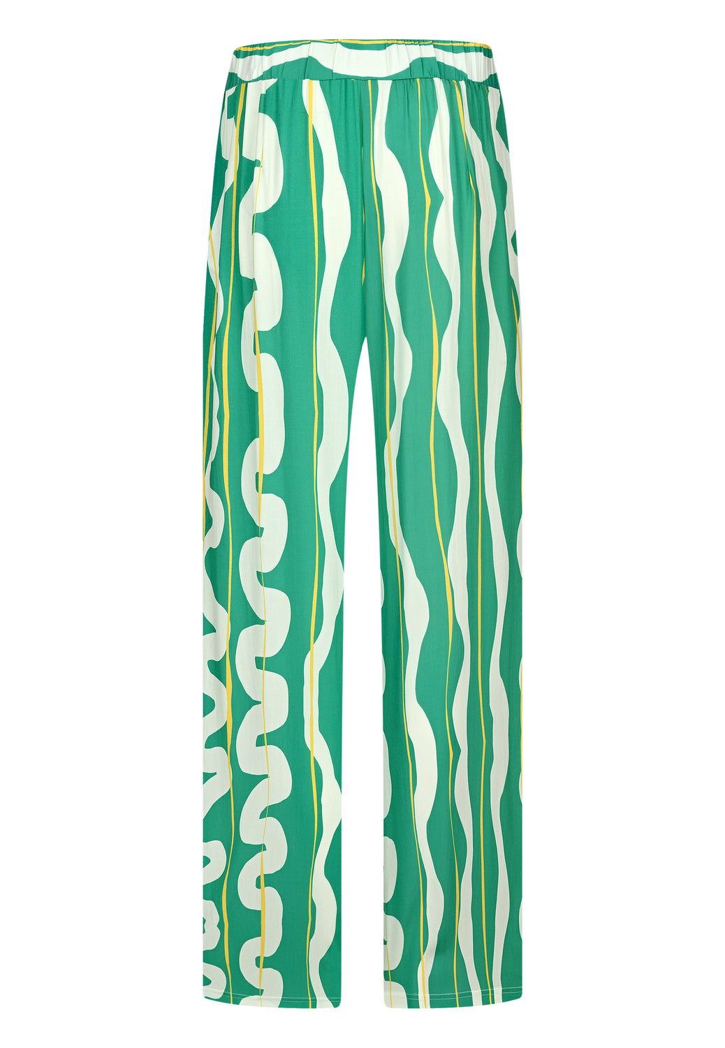 24411 Palazzo Print - 12/green-white
