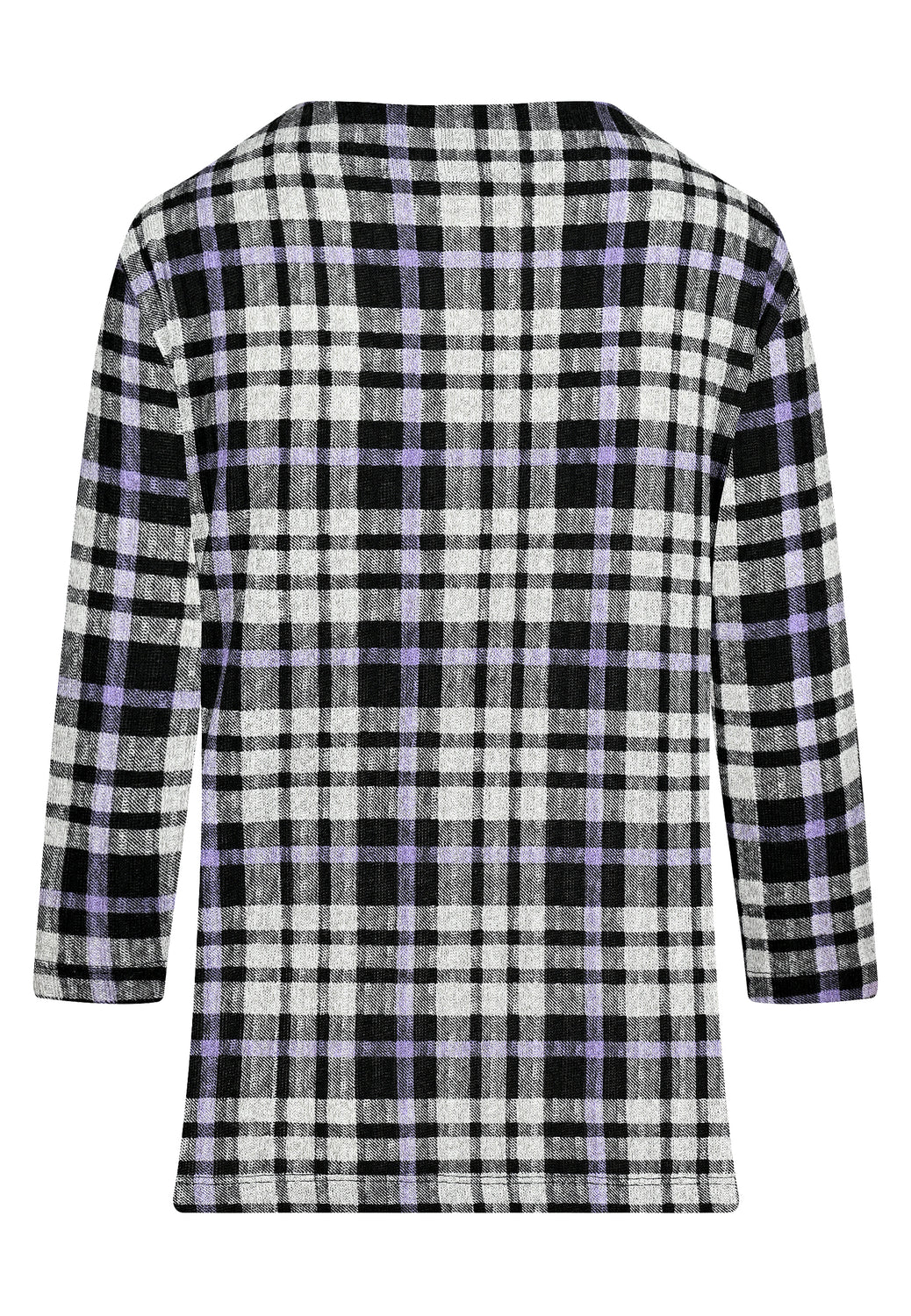 24507 Chemise à Carreaux - 06/argent-lilas