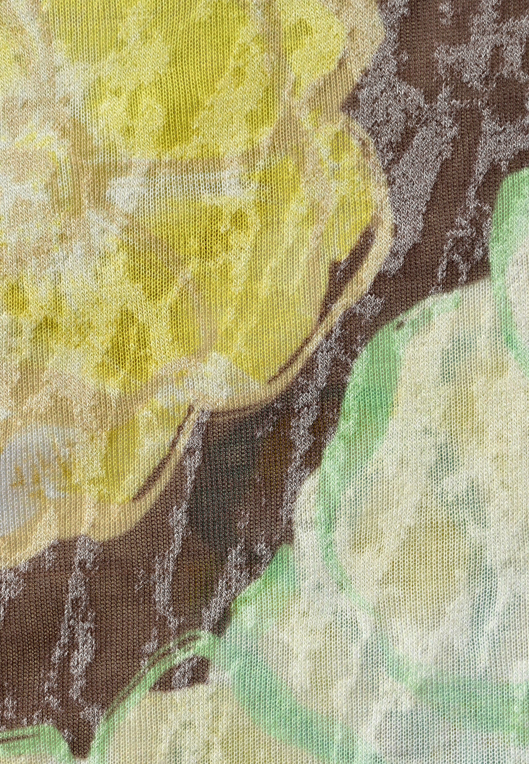25259 Chemise à imprimé fleuri jaune/taupe