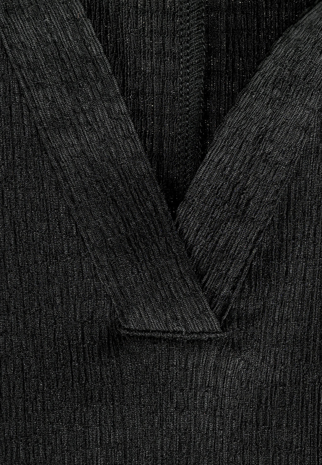 25273 Crinkle-Shirt in Schwarz