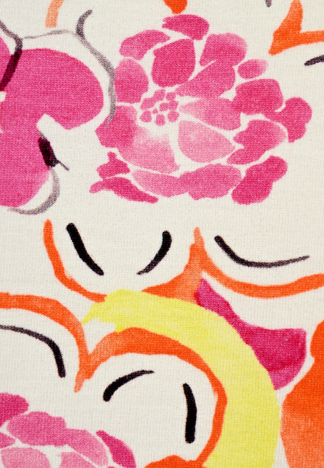 25307 Chemise à imprimé floral rose/blanc