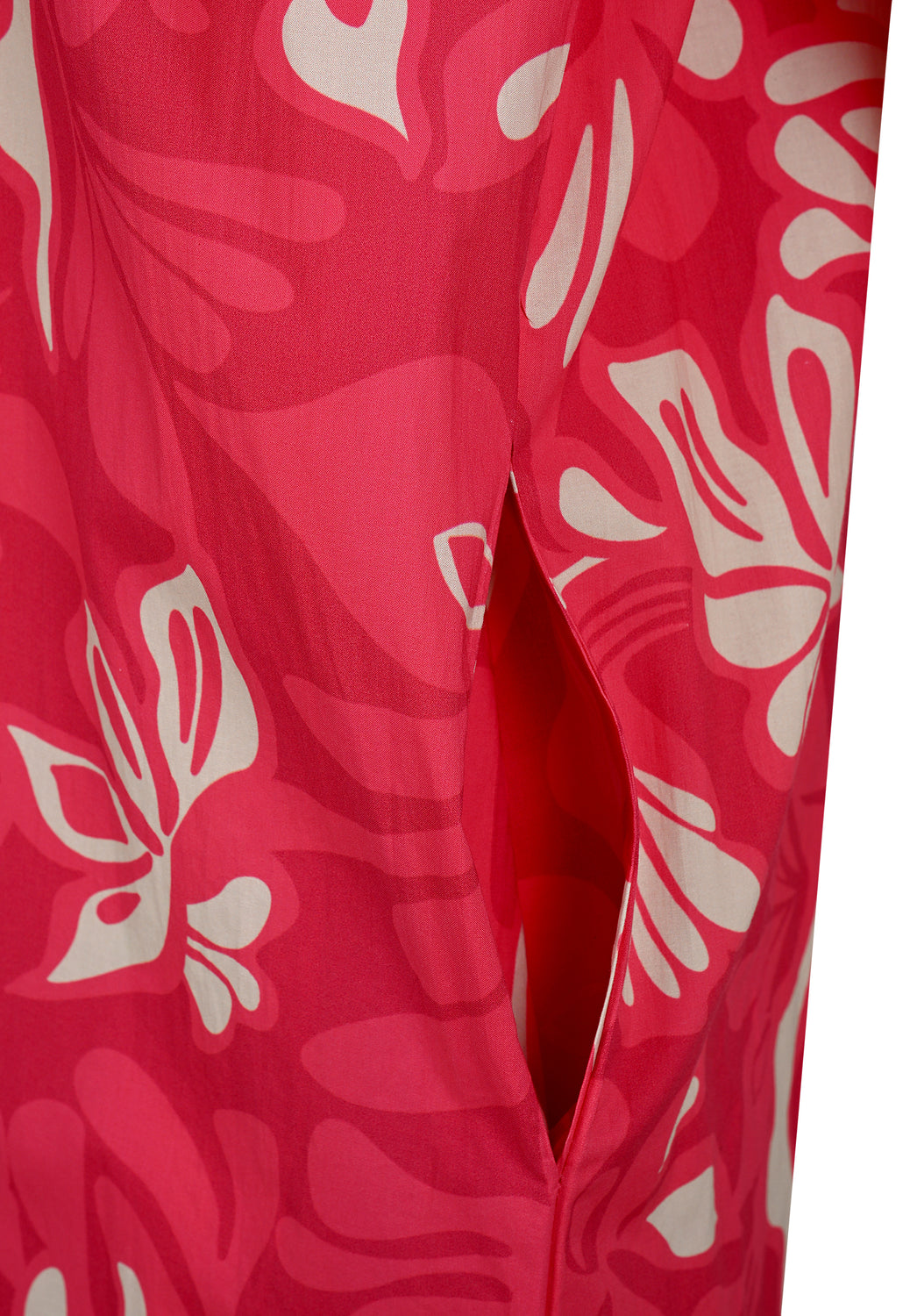 25316 Robe à imprimé fleuri rose