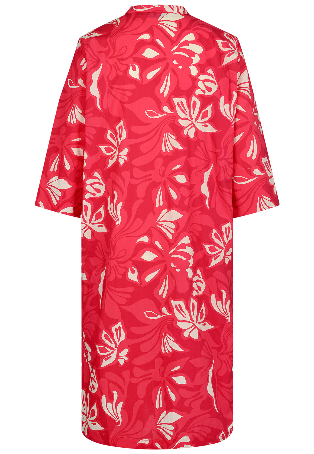 25316 Robe à imprimé fleuri rose