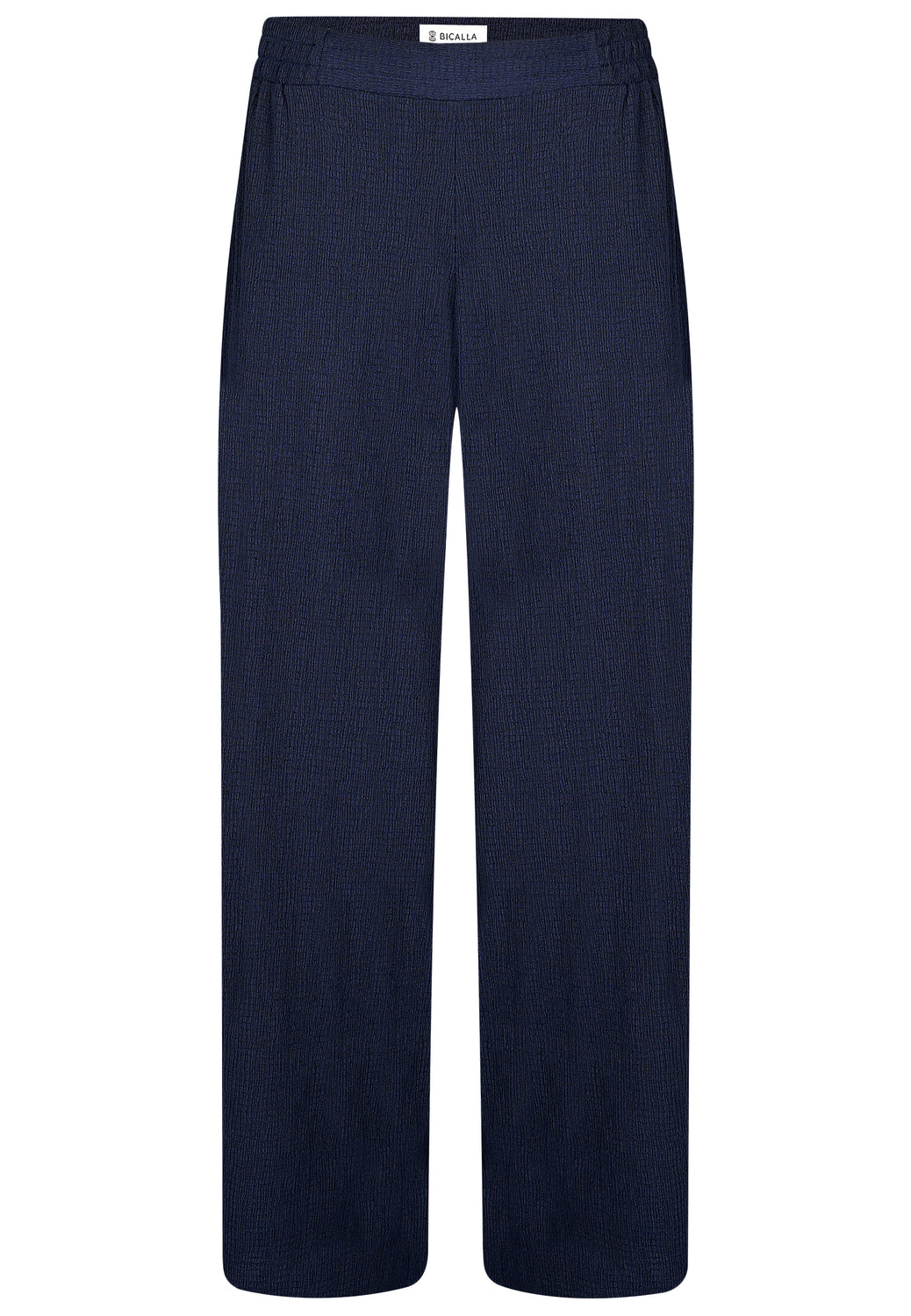 25376 Broek Crinkle - 16/marineblauw