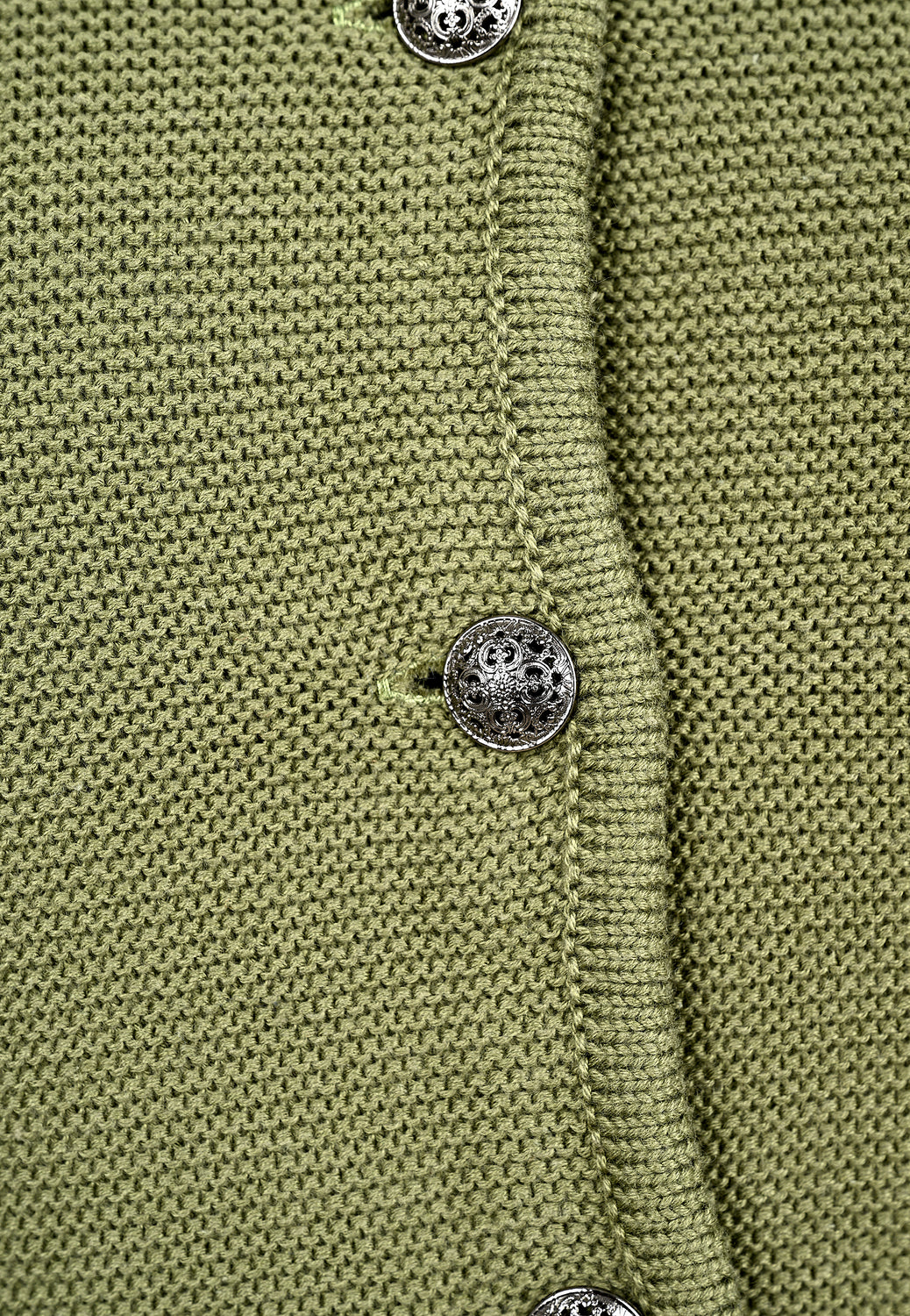 25546 Trachtenstrickjacke in Olivgrün