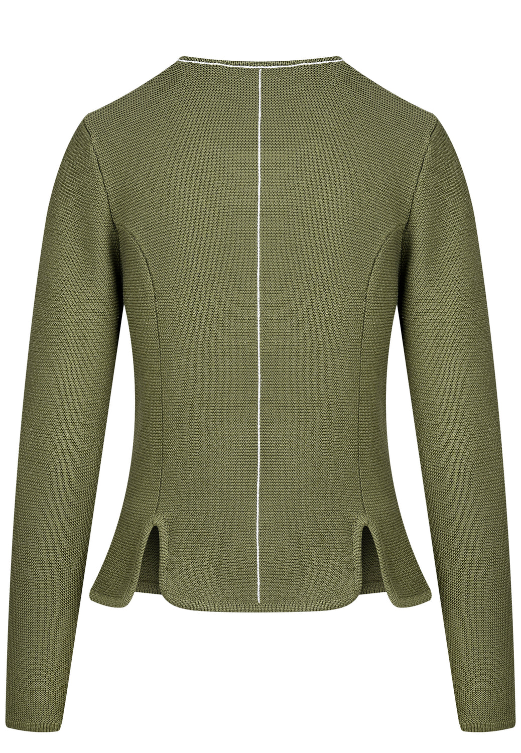 25546 Trachtenstrickjacke in Olivgrün