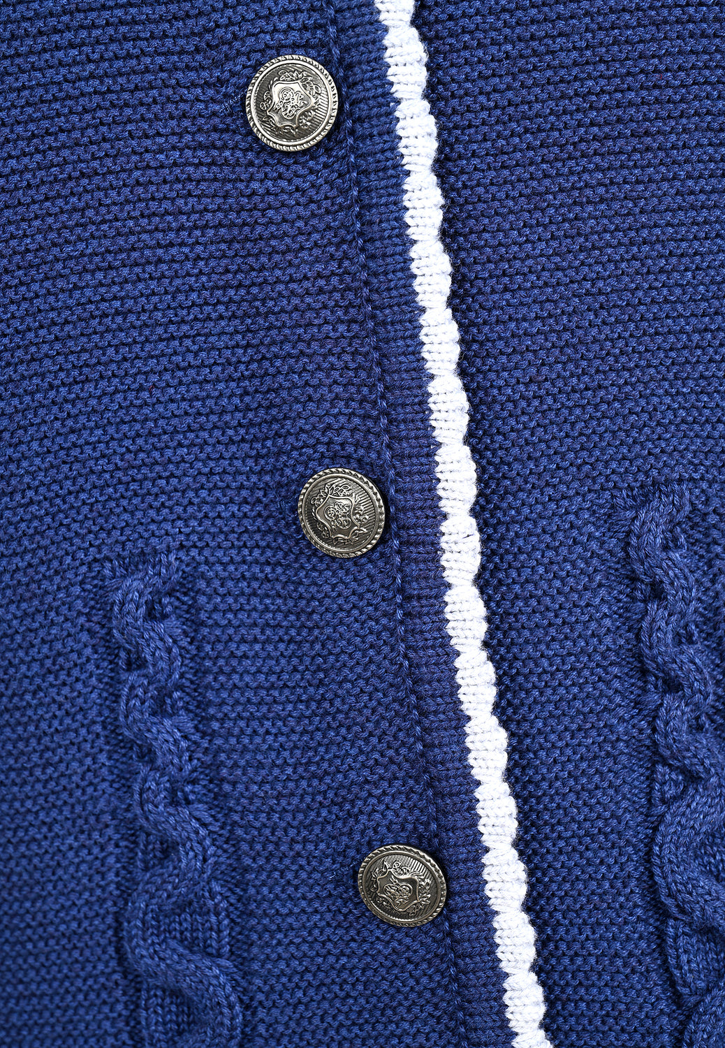 25547 Trachtenstrickjacke in Dunkelblau