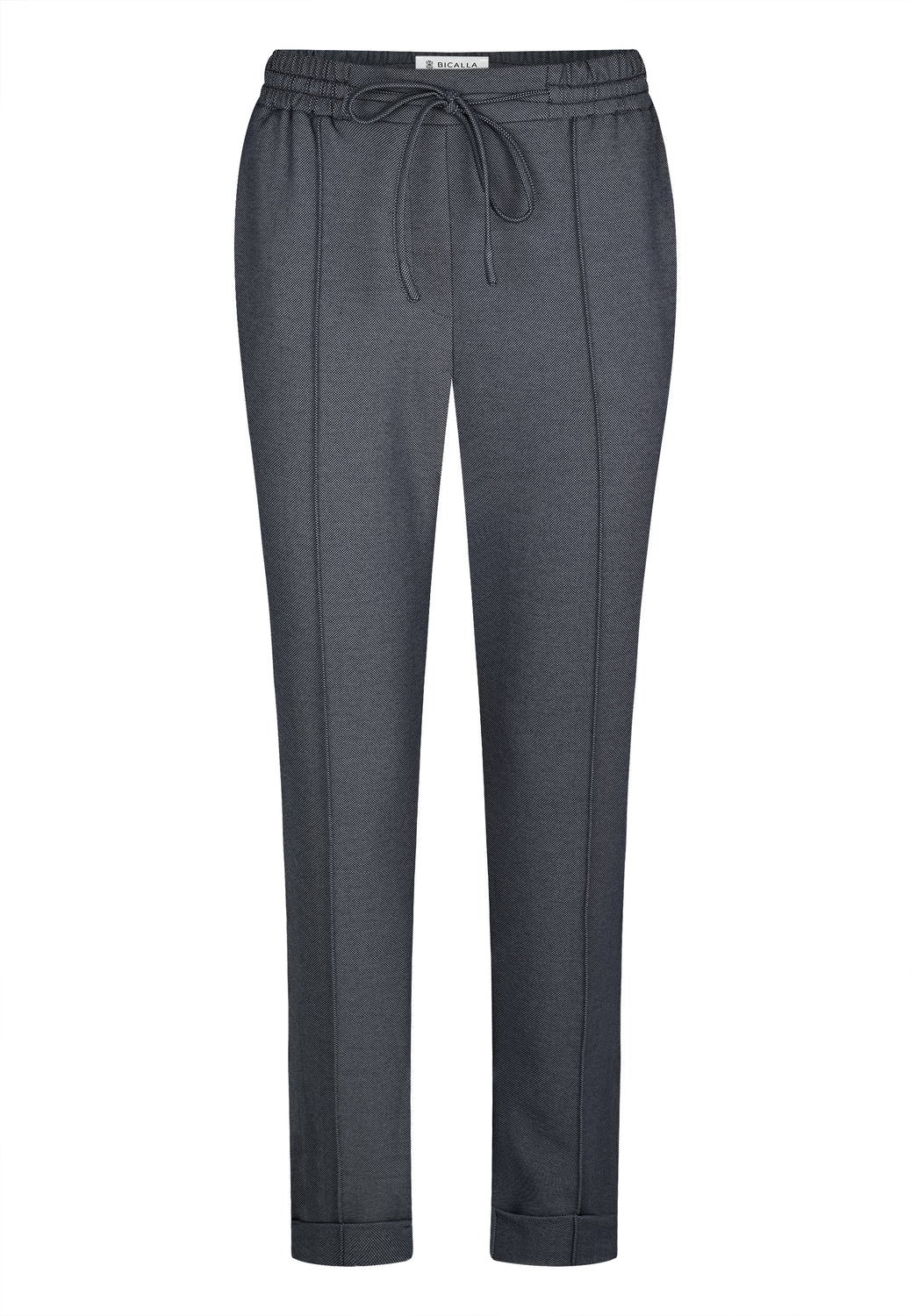 25902 Pantalon élastique - 10/bleu chiné