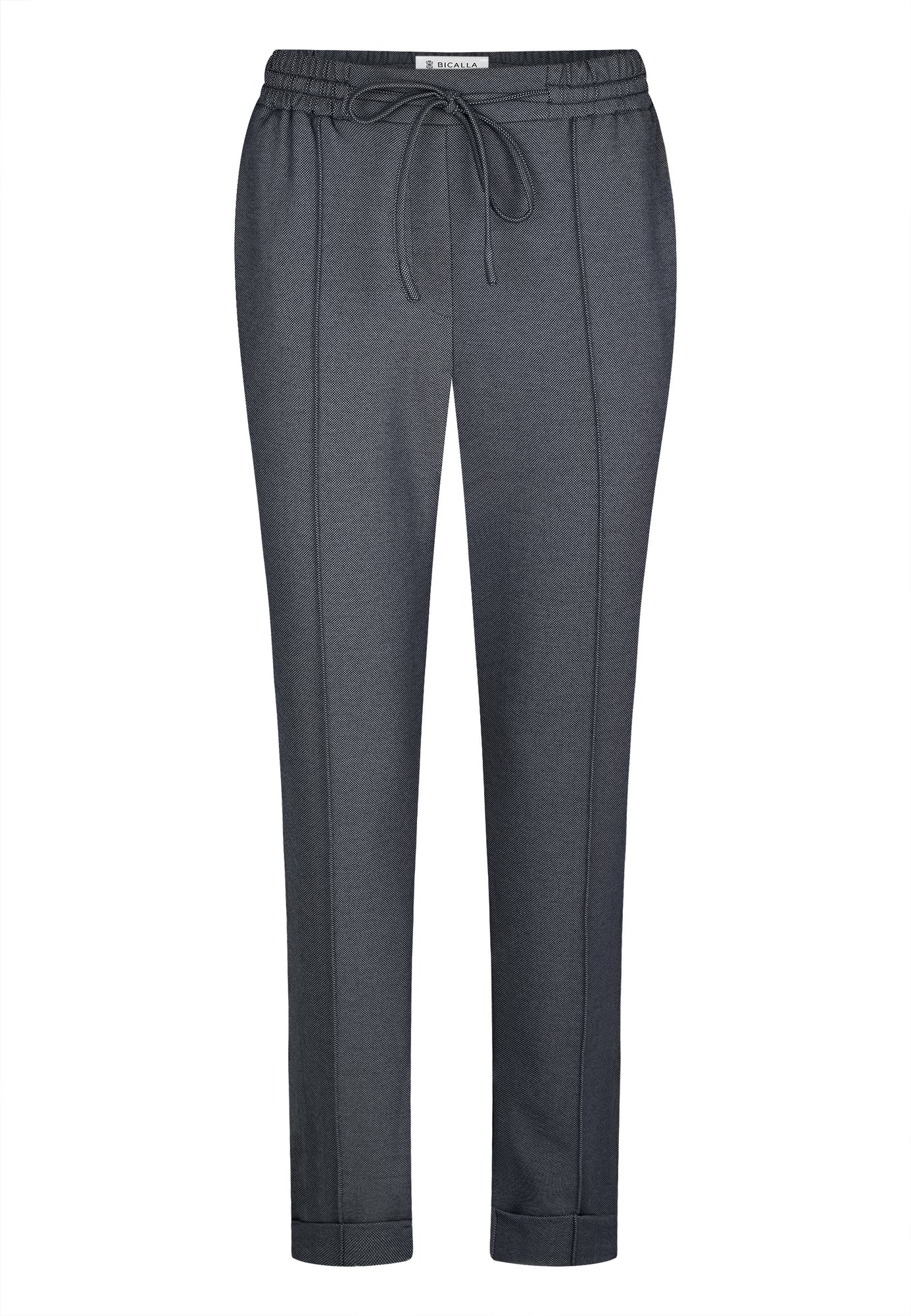 24001 Broek Jersey - 10/blauw gemêleerd