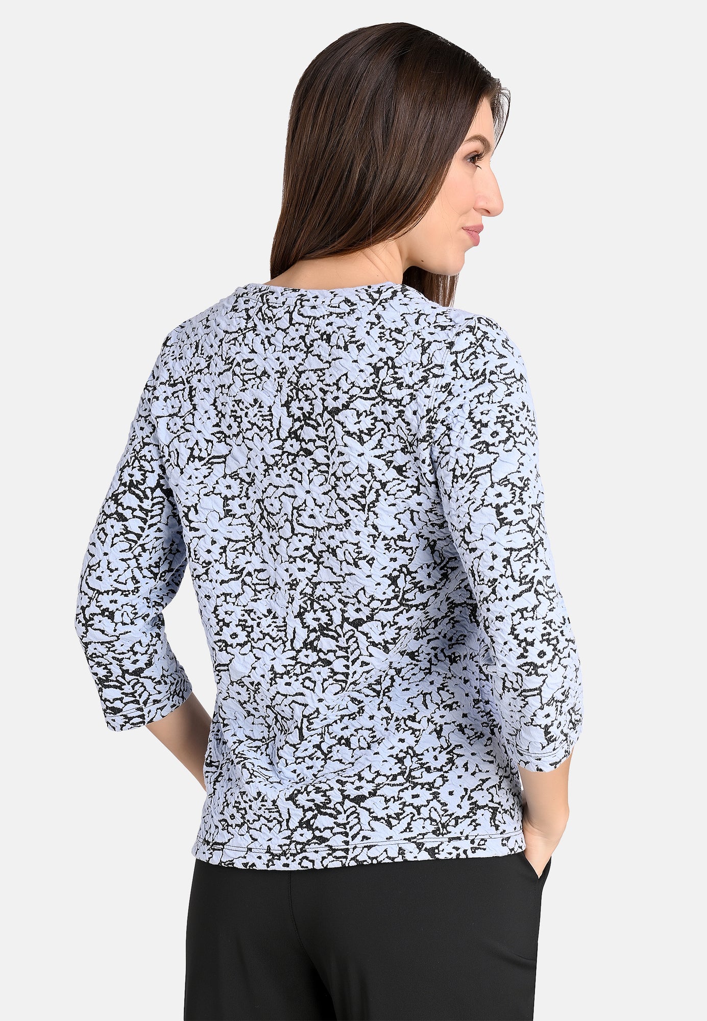 24104 Shirt Jacquard - 10/light-blue