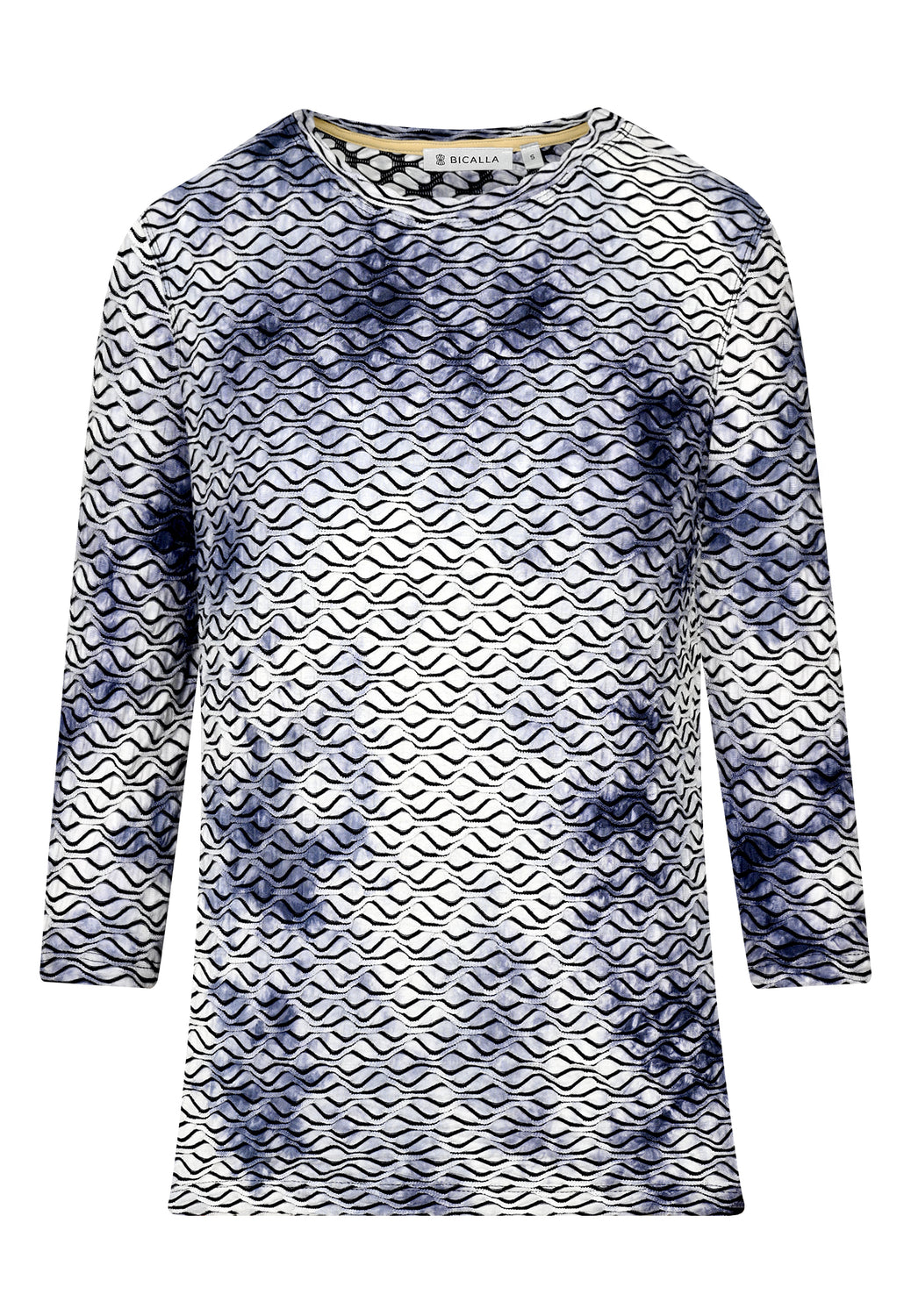 24105 Shirt Wave Jacq - 16/navy