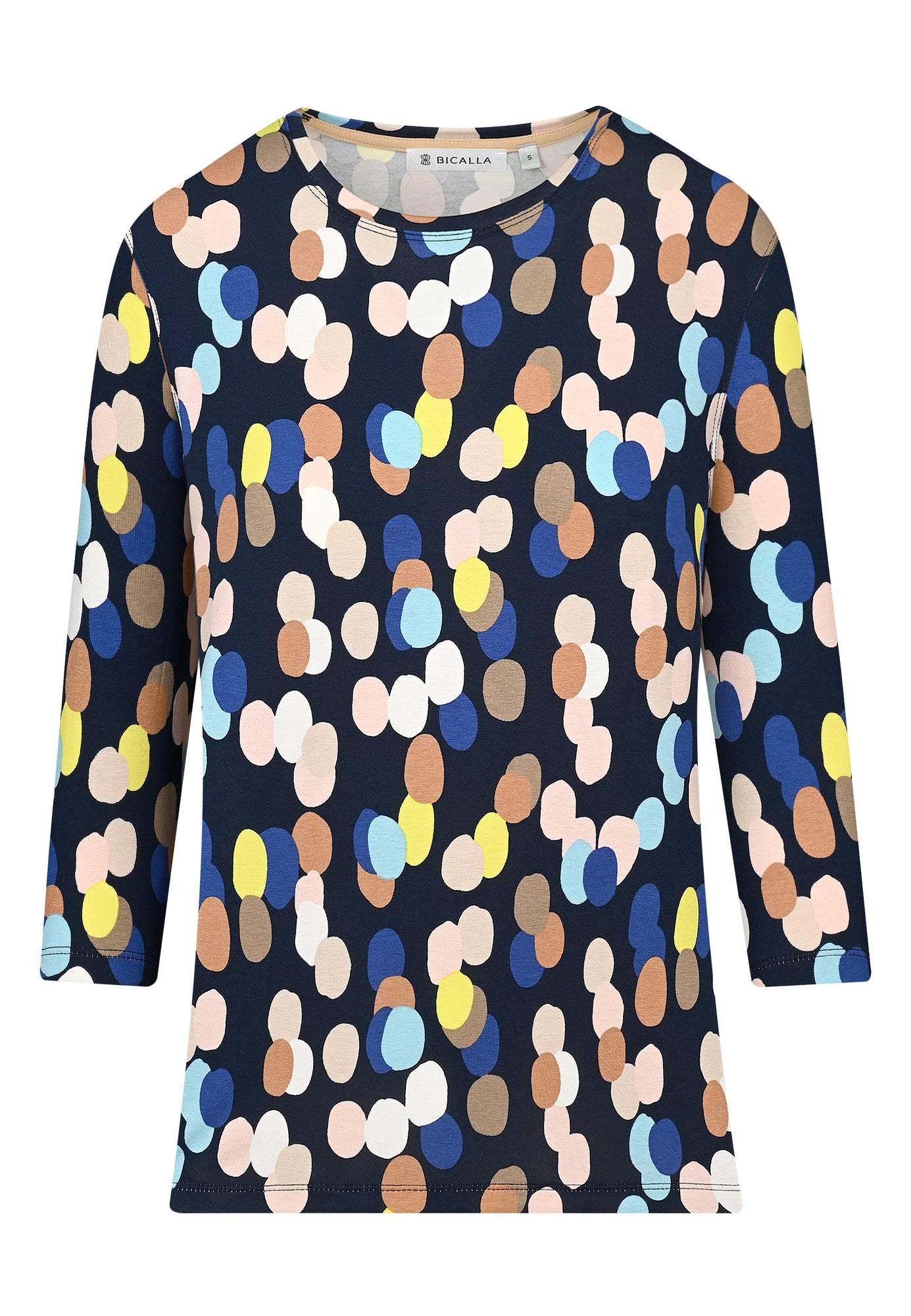 24109 Shirt Dots Print - 10/blue-beige