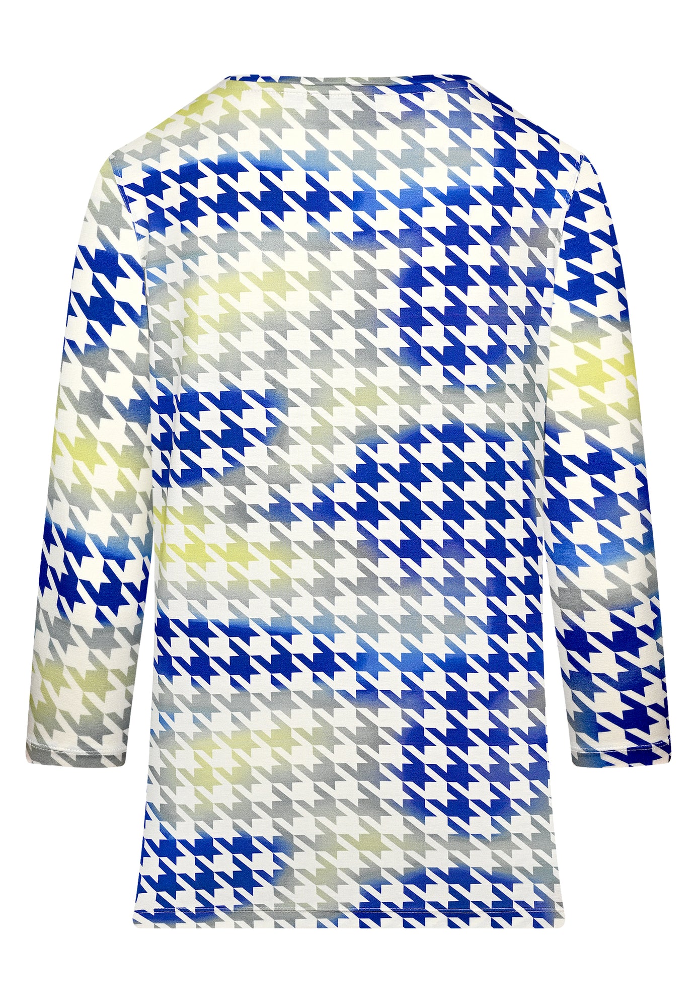 24129 Chemise Pied d Poule - 10/bleu-citron