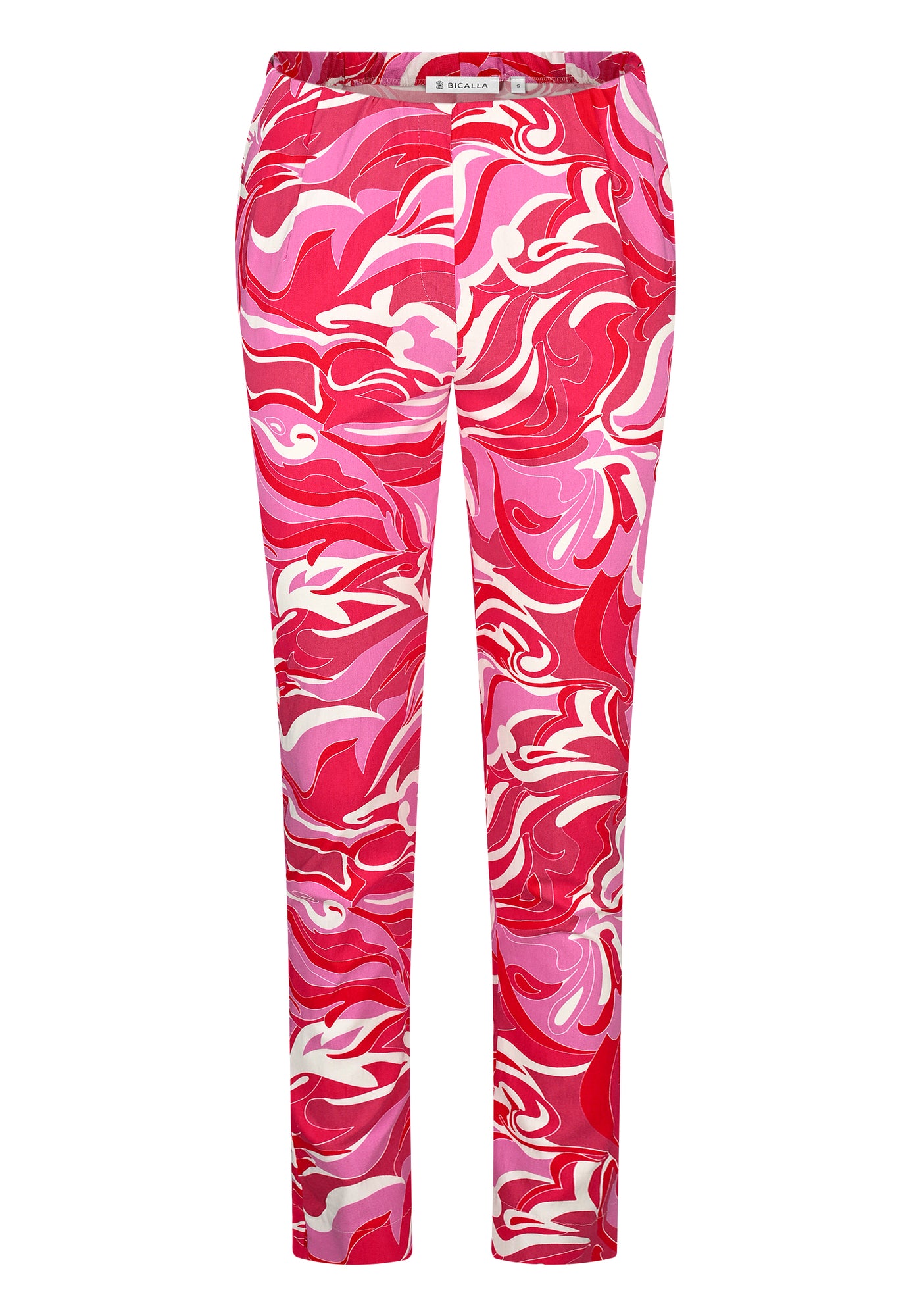 24207 Pants Bengaline - 09/pink-white