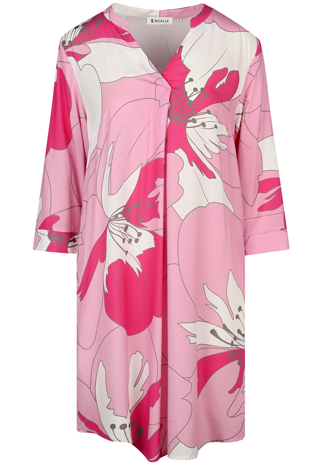 24216 Robe Grandes Fleurs - 09/rose