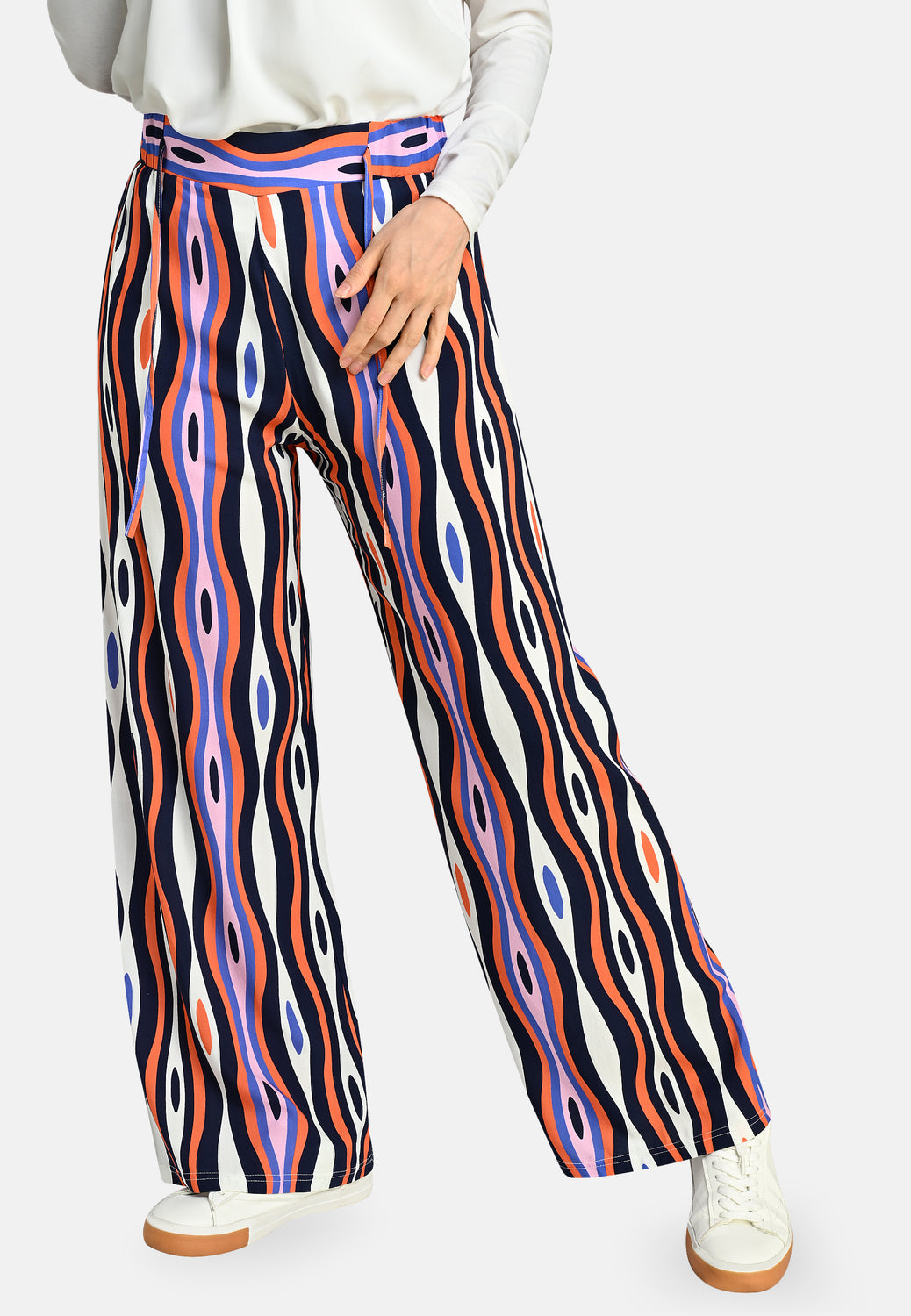 24257 Palazzo-print - 16/marinerood