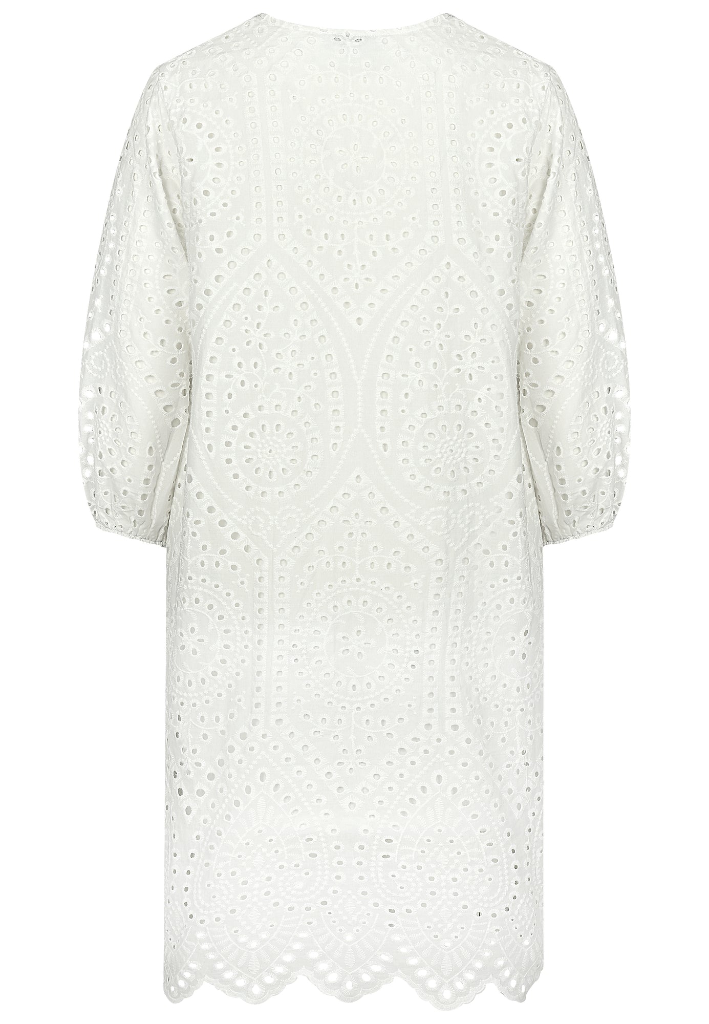 24309 Dress Eyelet Emb. - 01/off-white