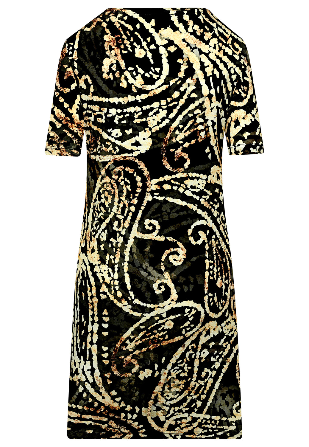 24317 ShirtJurk Paisley - 20/zwart-zand