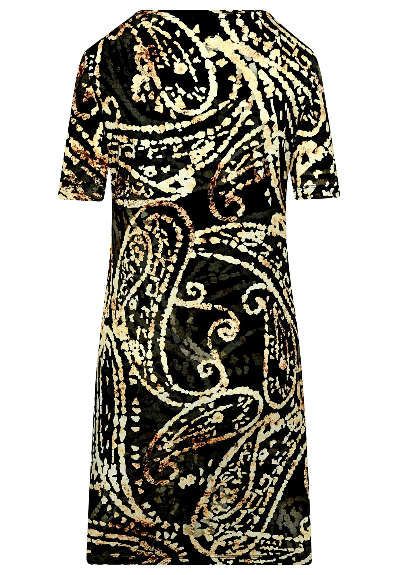 24317 ShirtJurk Paisley - 20/zwart-zand