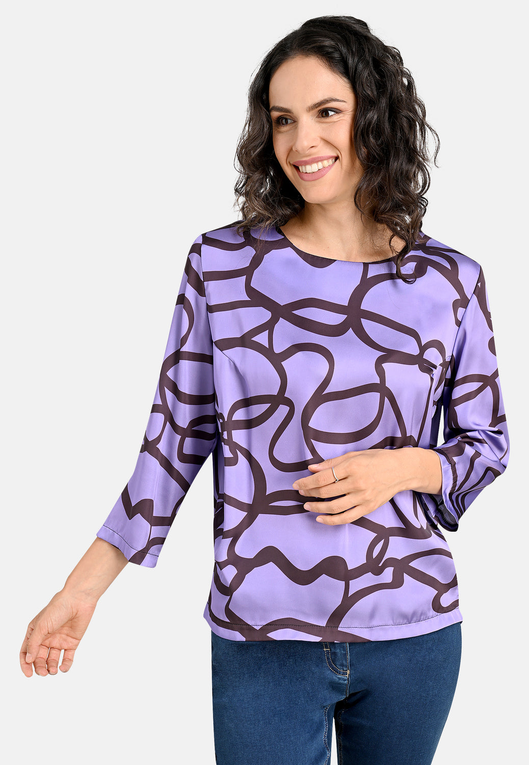 24502Blouse Circles - 08/lila