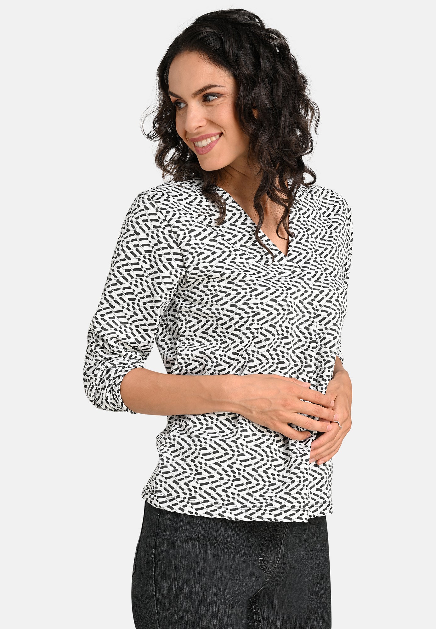 24508 Shirt Structure - 01/white-anthra