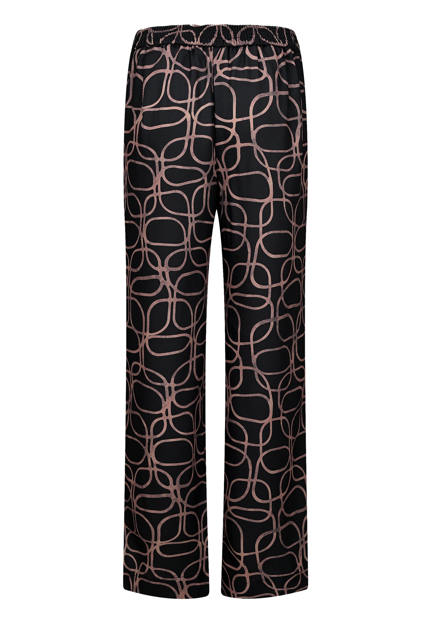 24519 Trousers Palazzo - 20/black-brown