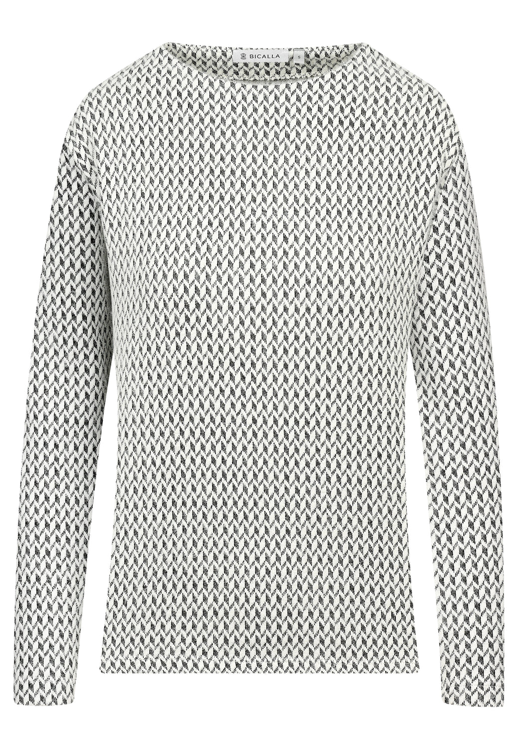 25709 Chemise Soft Geo - 06/anthracite-blanc