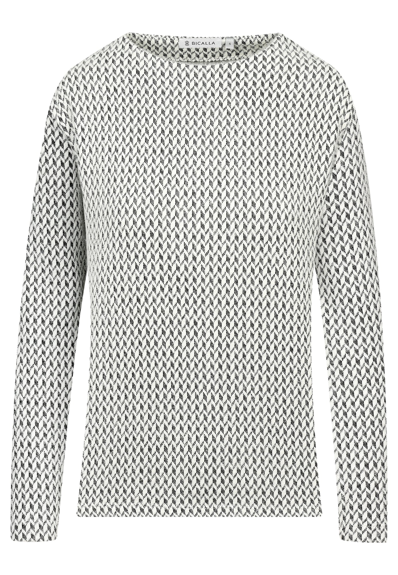 25709 Chemise Soft Geo - 06/anthracite-blanc
