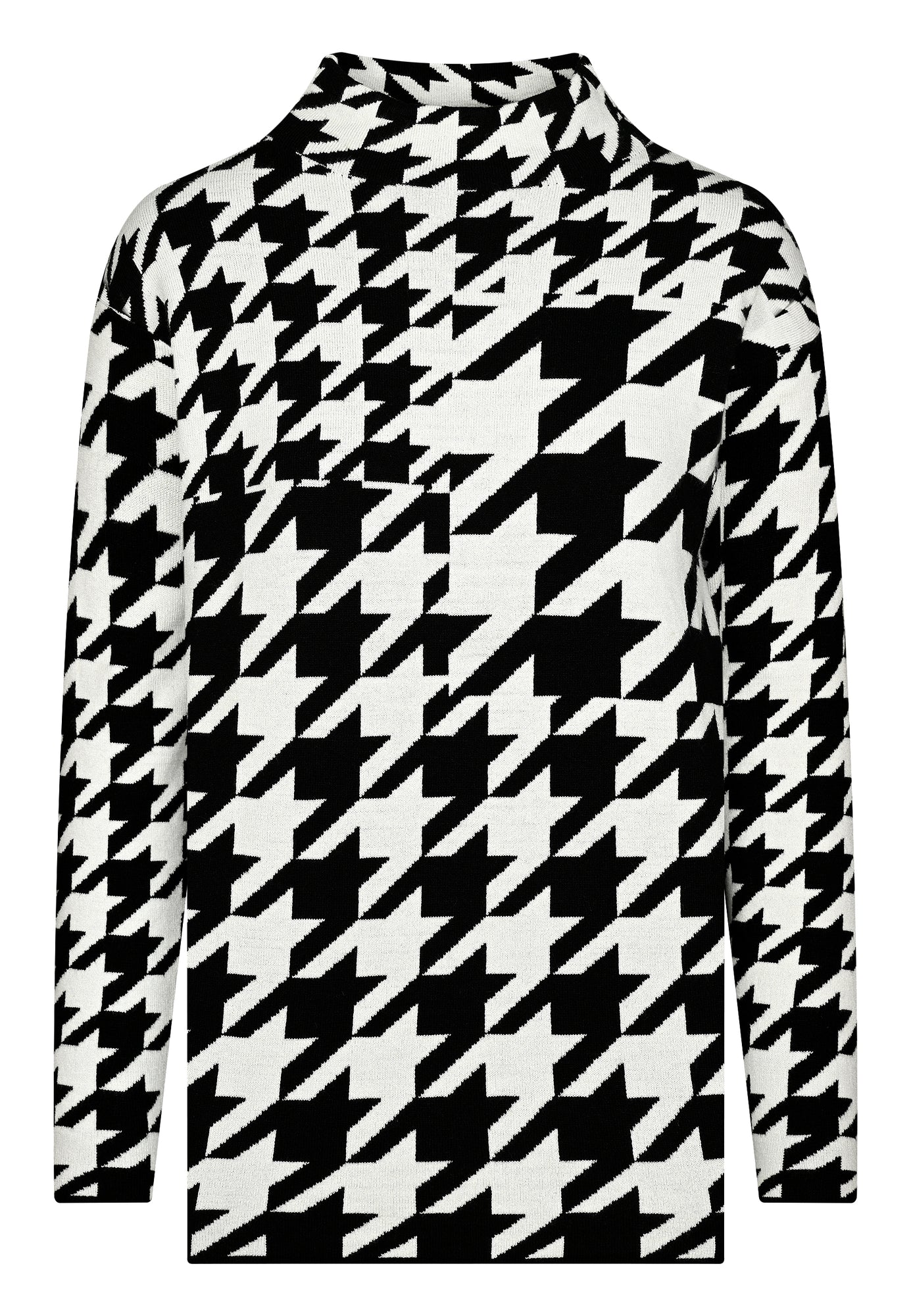 25701 Pull Pied De Poule - 21/black-white
