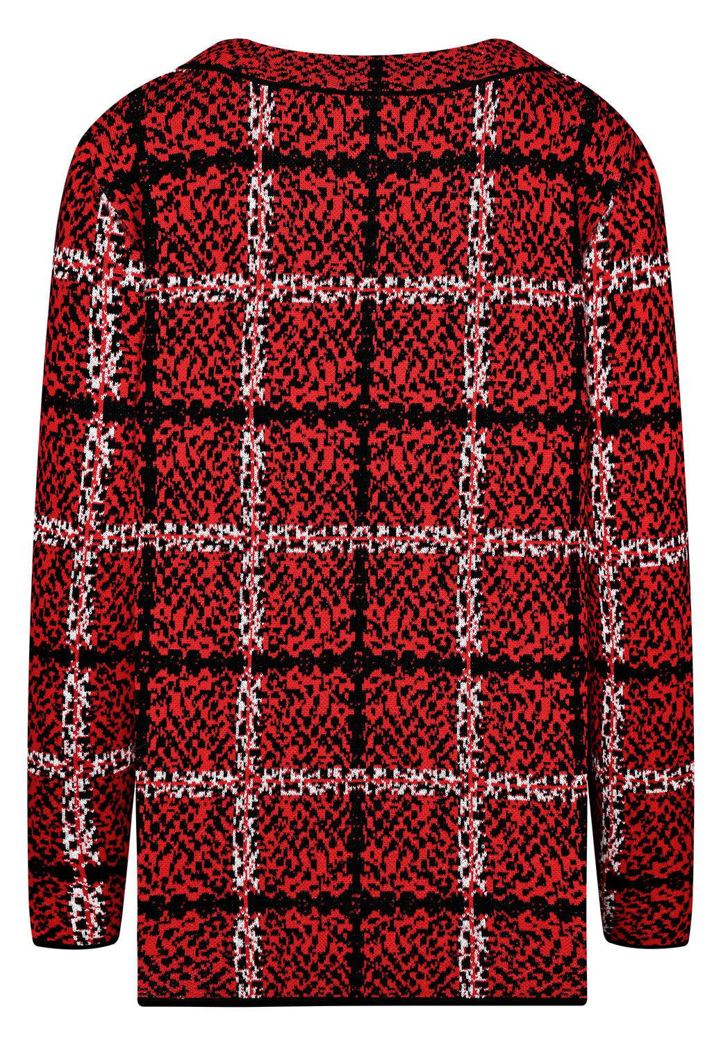 24804 Pullover Checks - 07/red-white-black