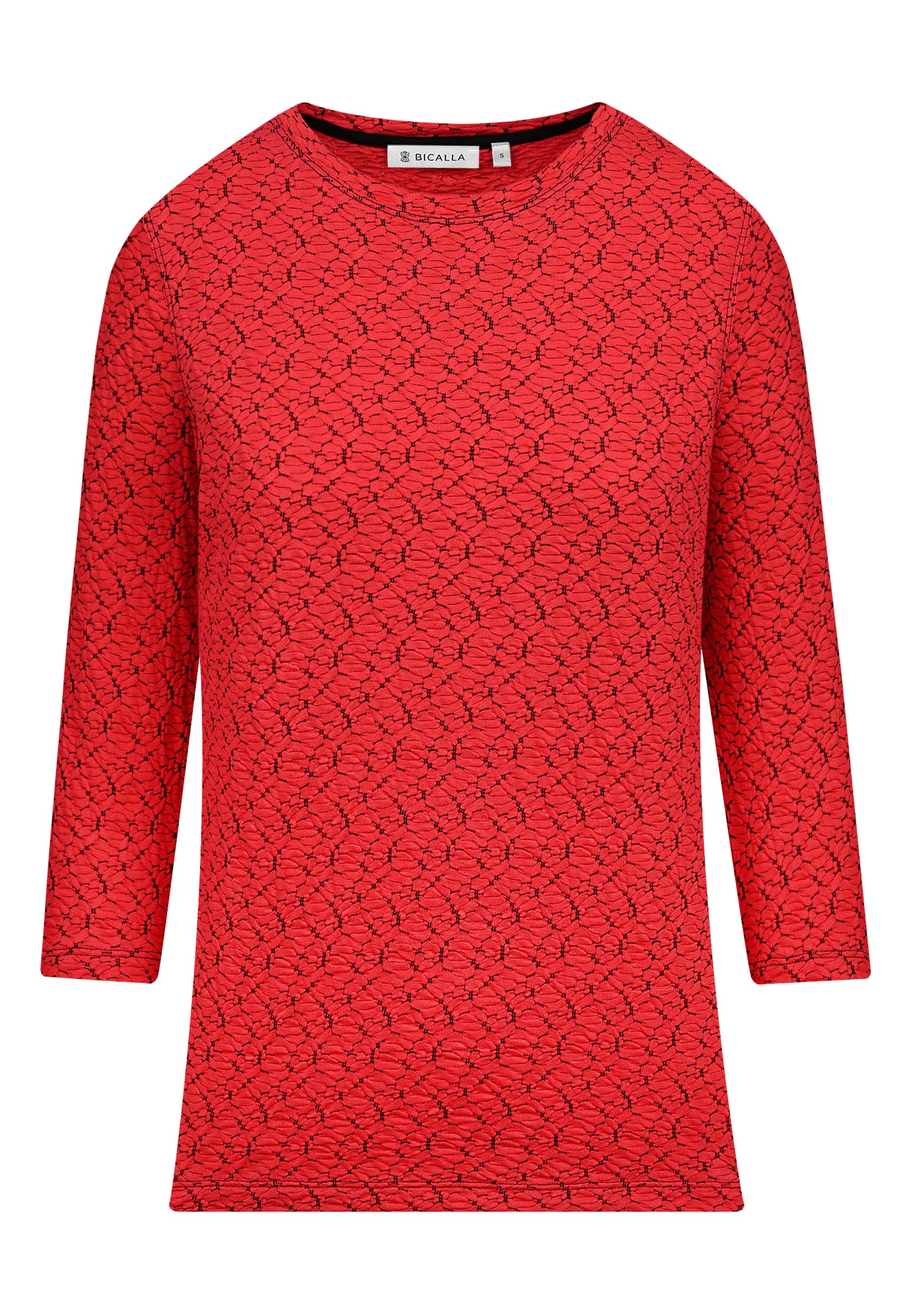 24812 Shirt Jacq Bubbles - 07/red-black