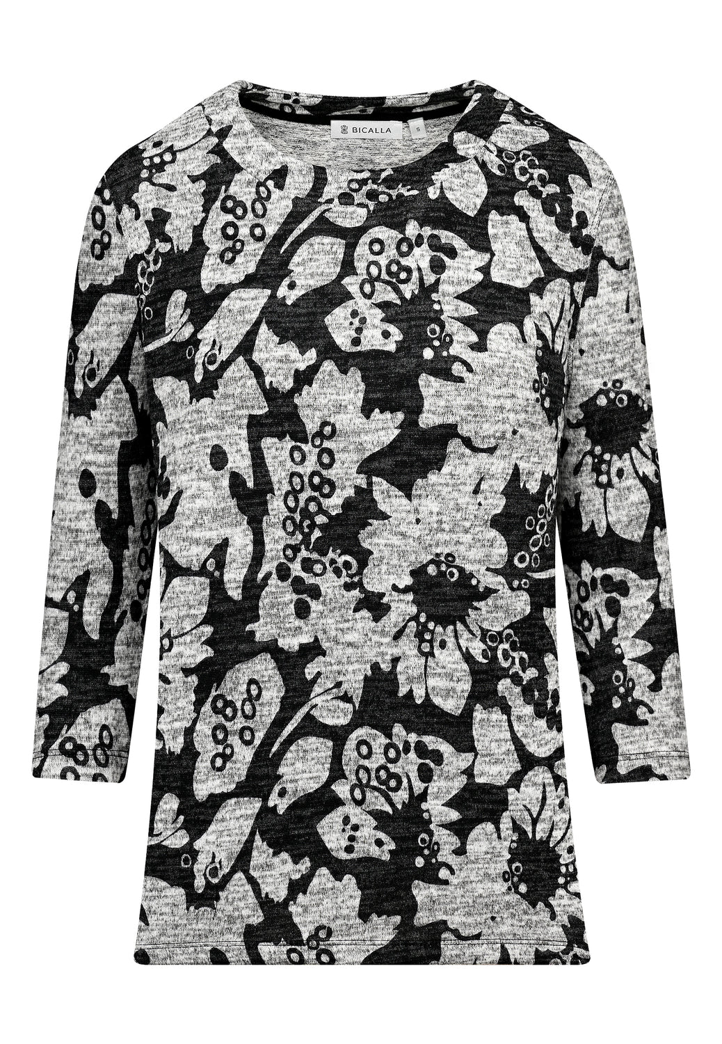 25706 Chemise Fleurs Douces - 06/argent-mel.