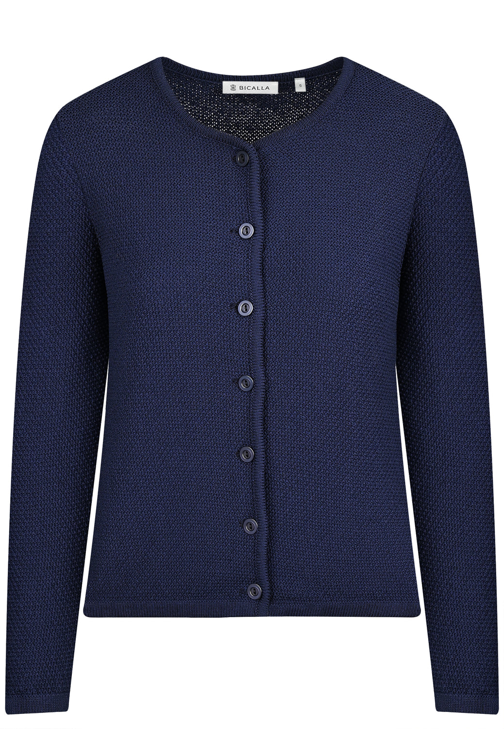 25224 Cardigan tricoté en bleu foncé