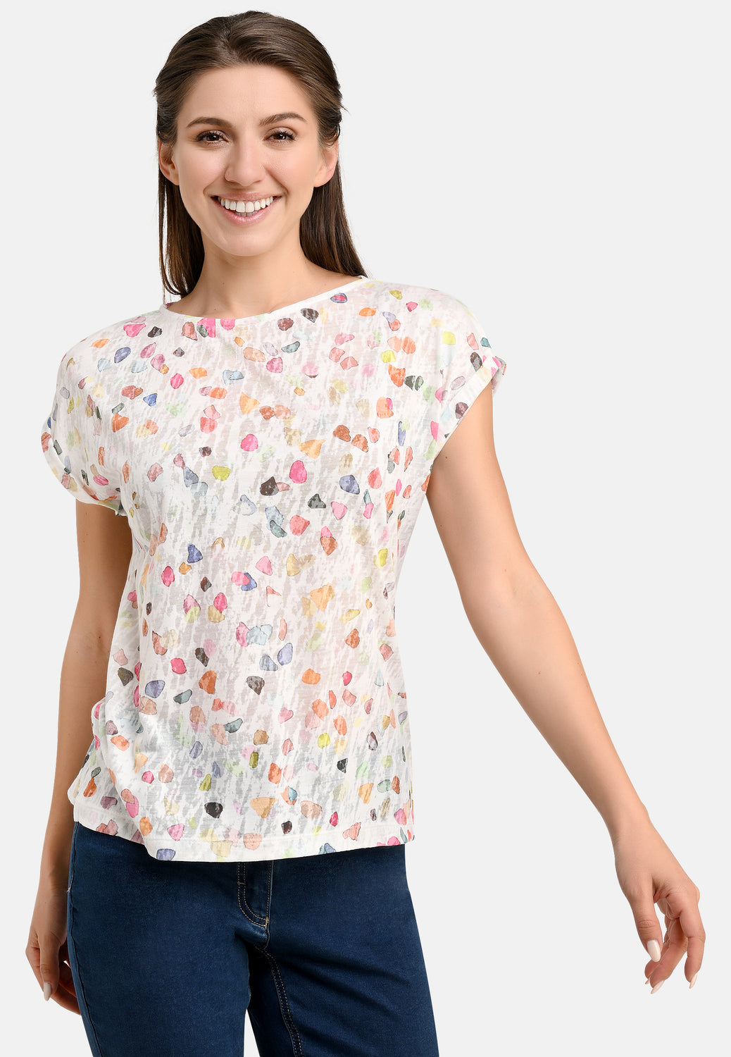 25403 Shirt B.O. Dots - 01/white-multi