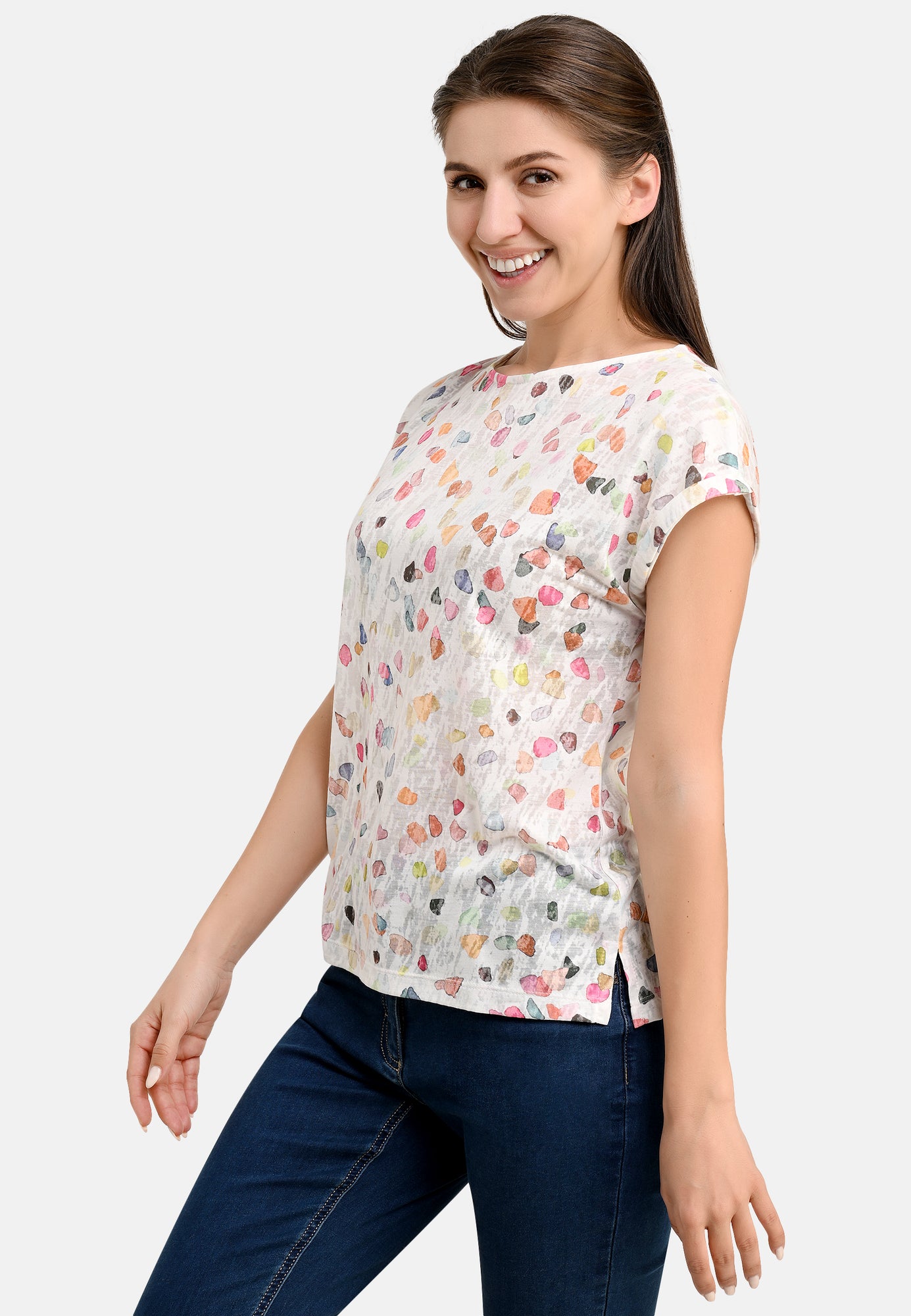 25403 Shirt B.O. Dots - 01/white-multi