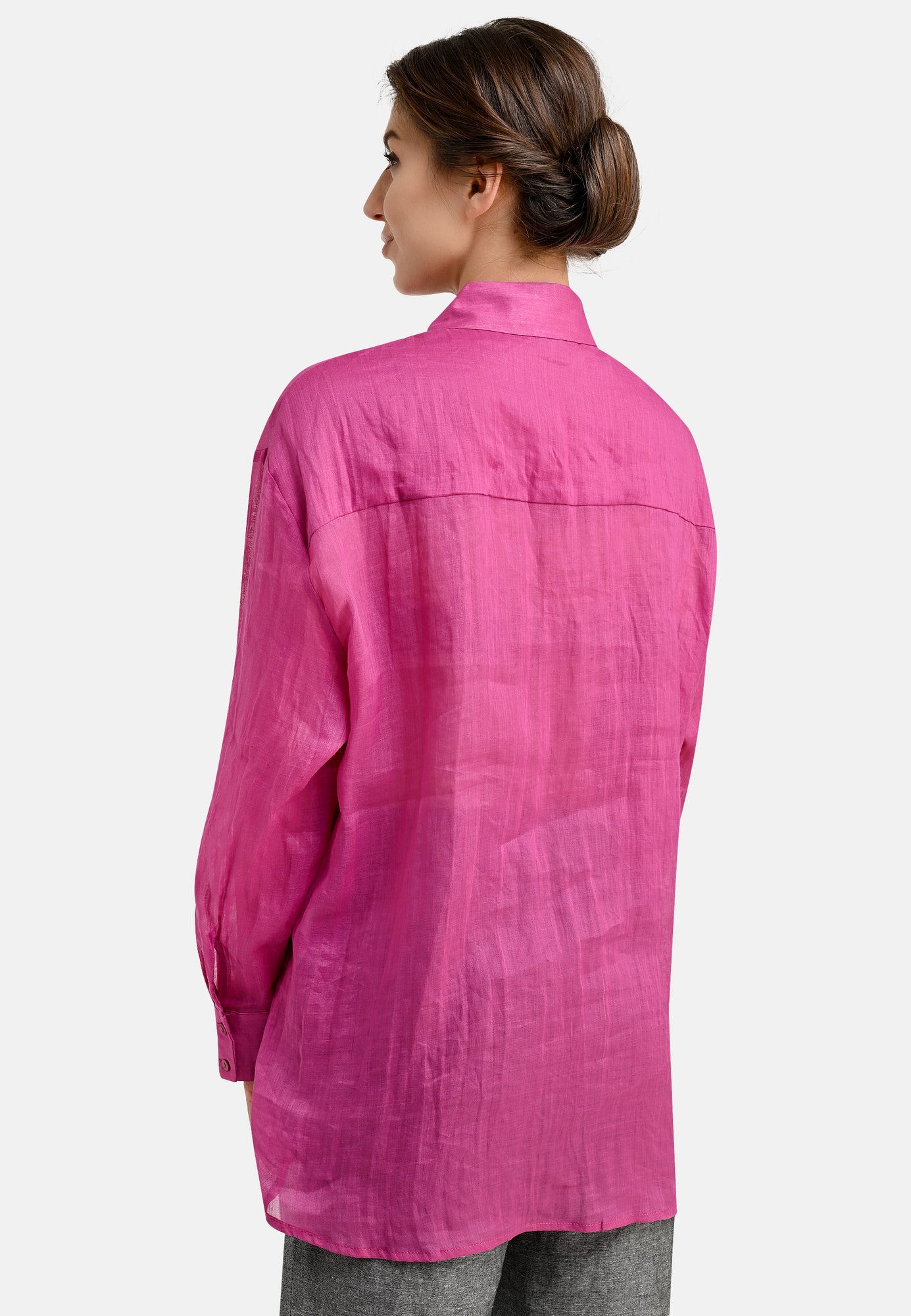25414 Oversize-Bluse in Pink