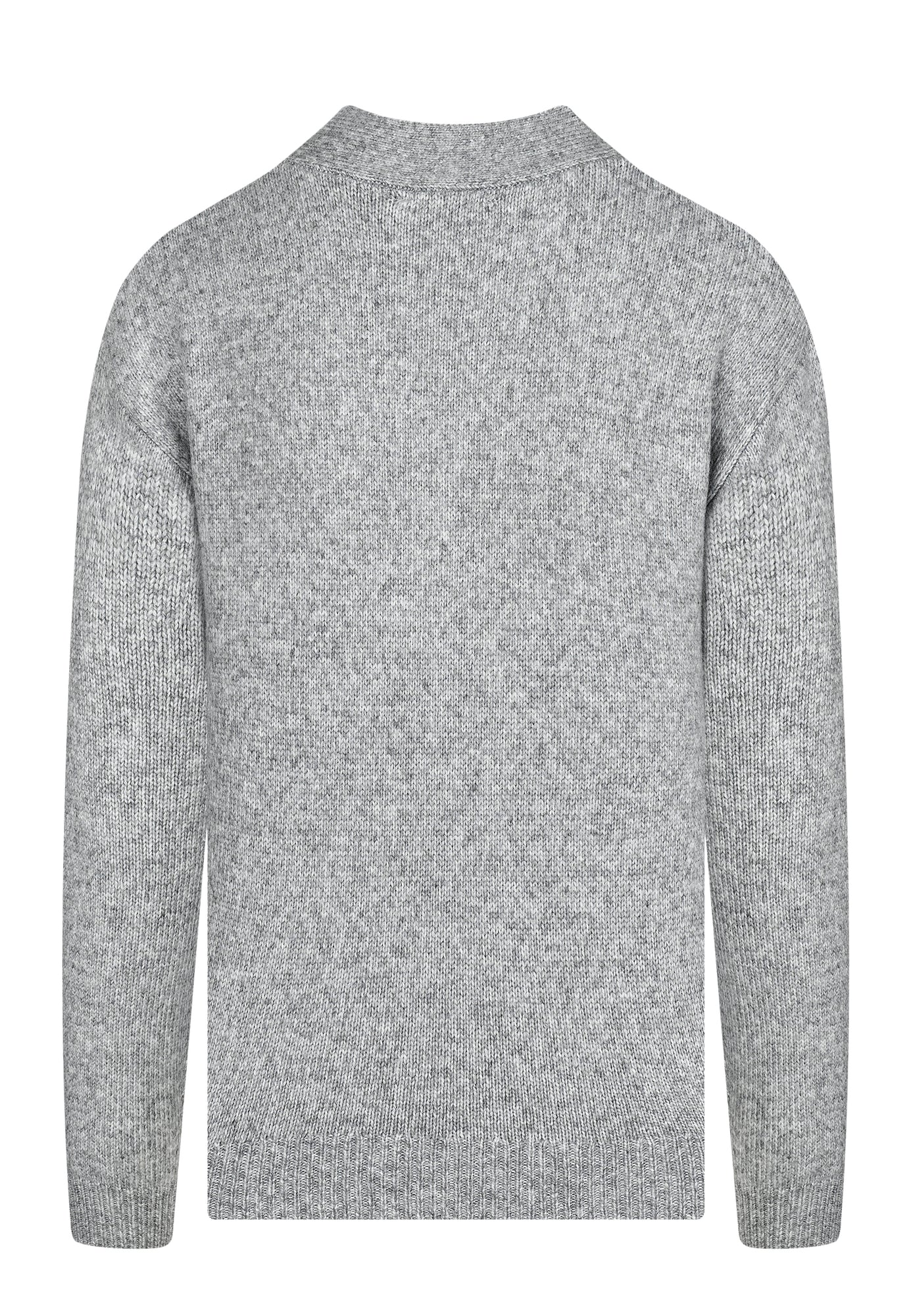 25502 Strickpullover in Hellgrau