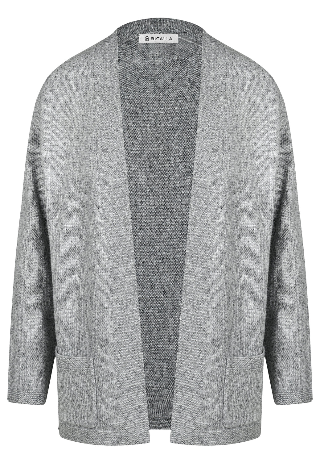 25503 Strick-Cardigan in Hellgrau