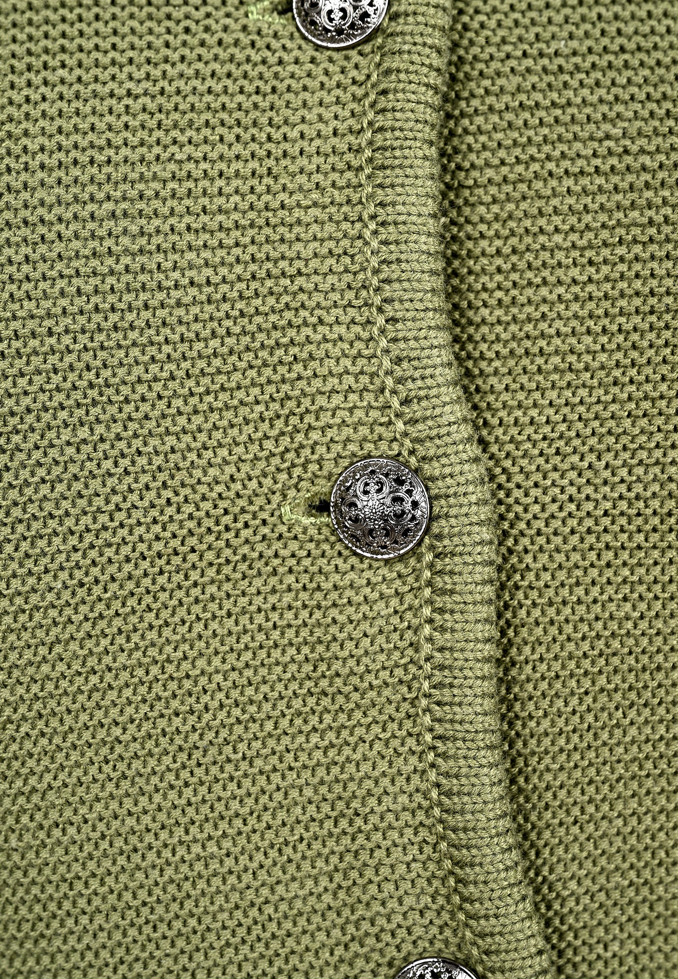 25546 Trachtenstrickjacke in Olivgrün