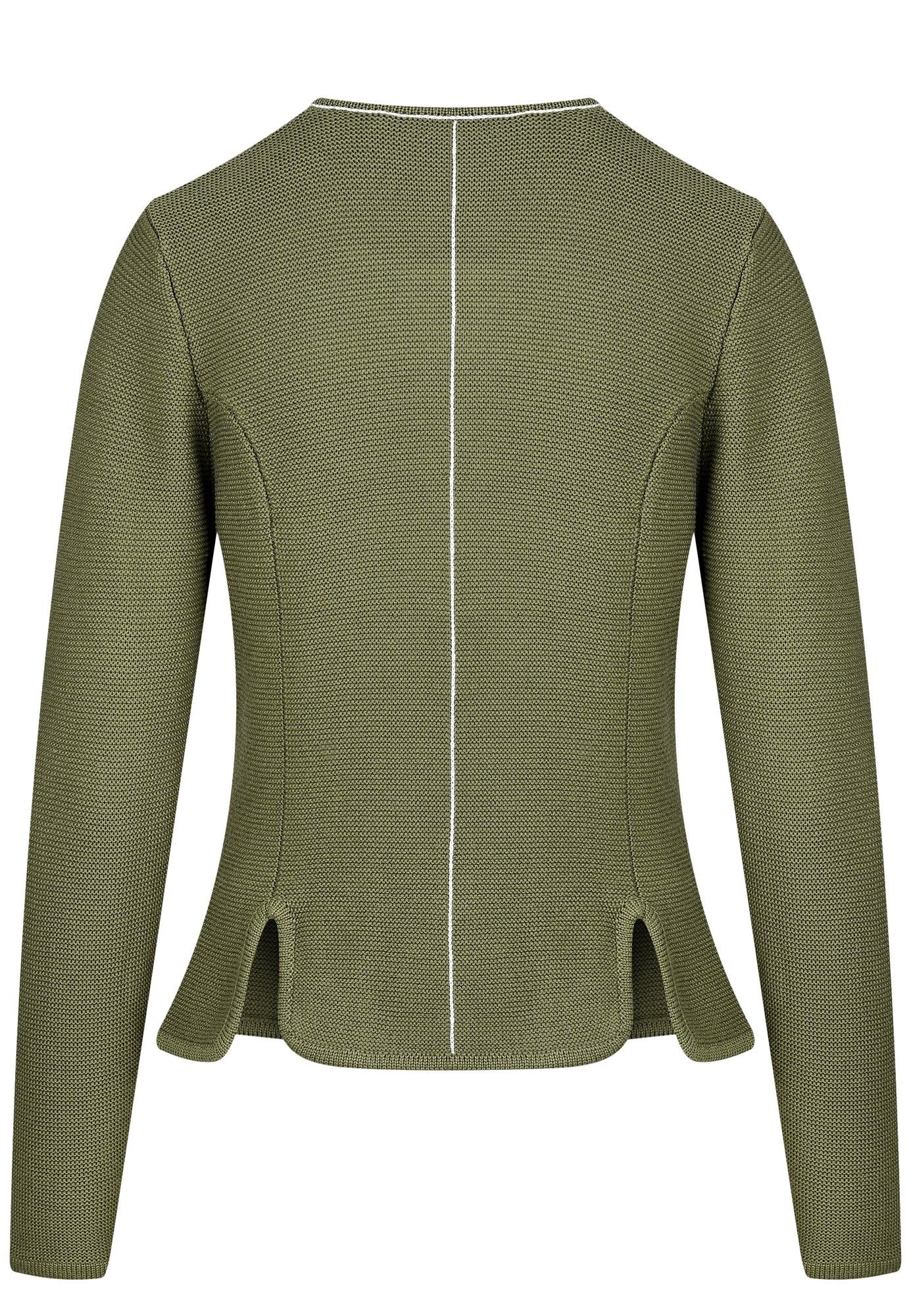 25546 Trachtenstrickjacke in Olivgrün