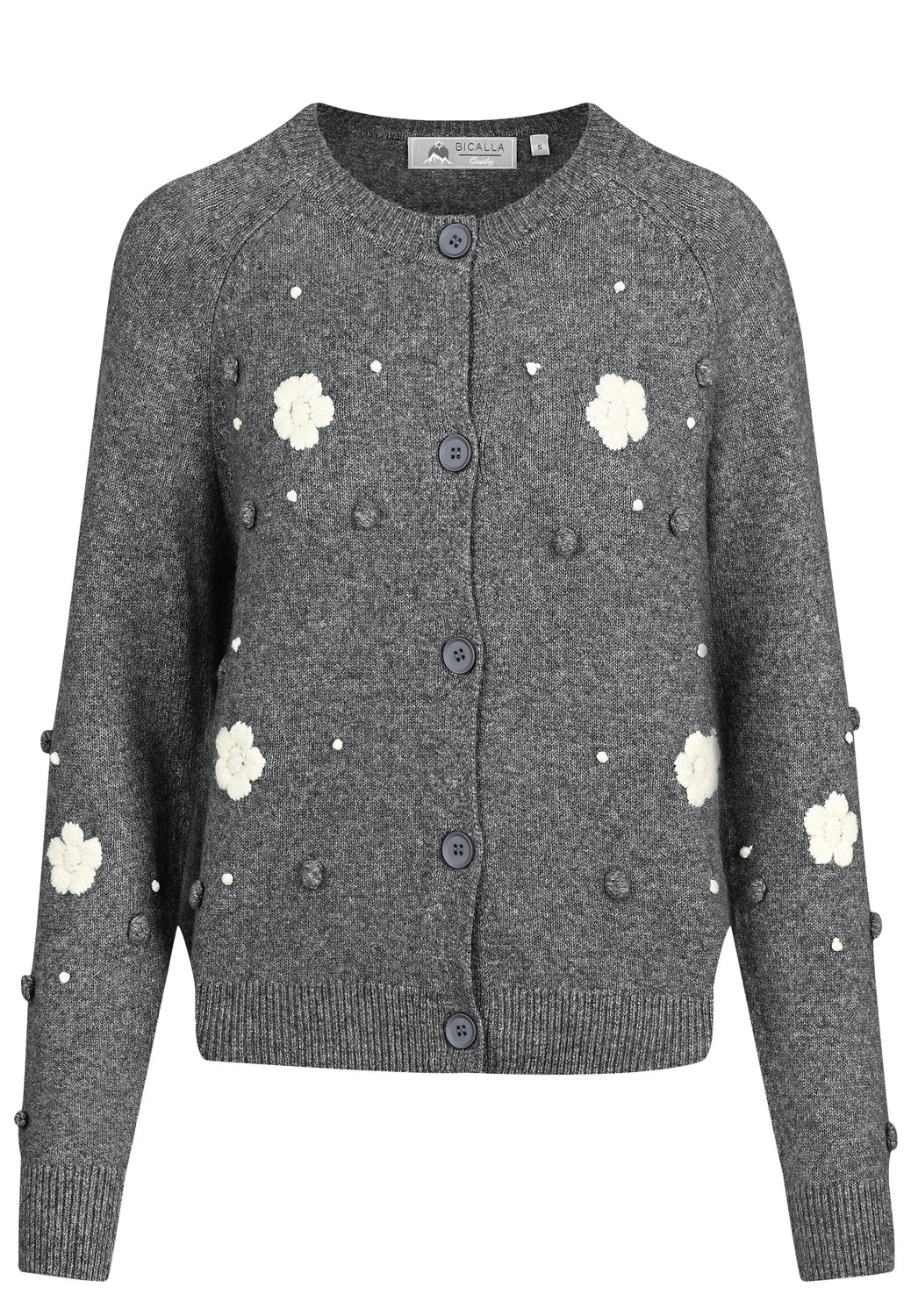 25548 Trachtenstrickjacke in Dunkelgrau