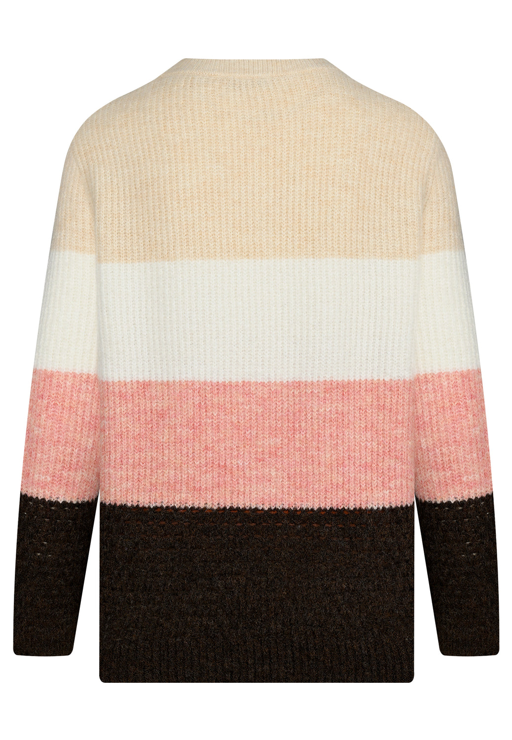 25607 Strickpullover in Rosé/Braun