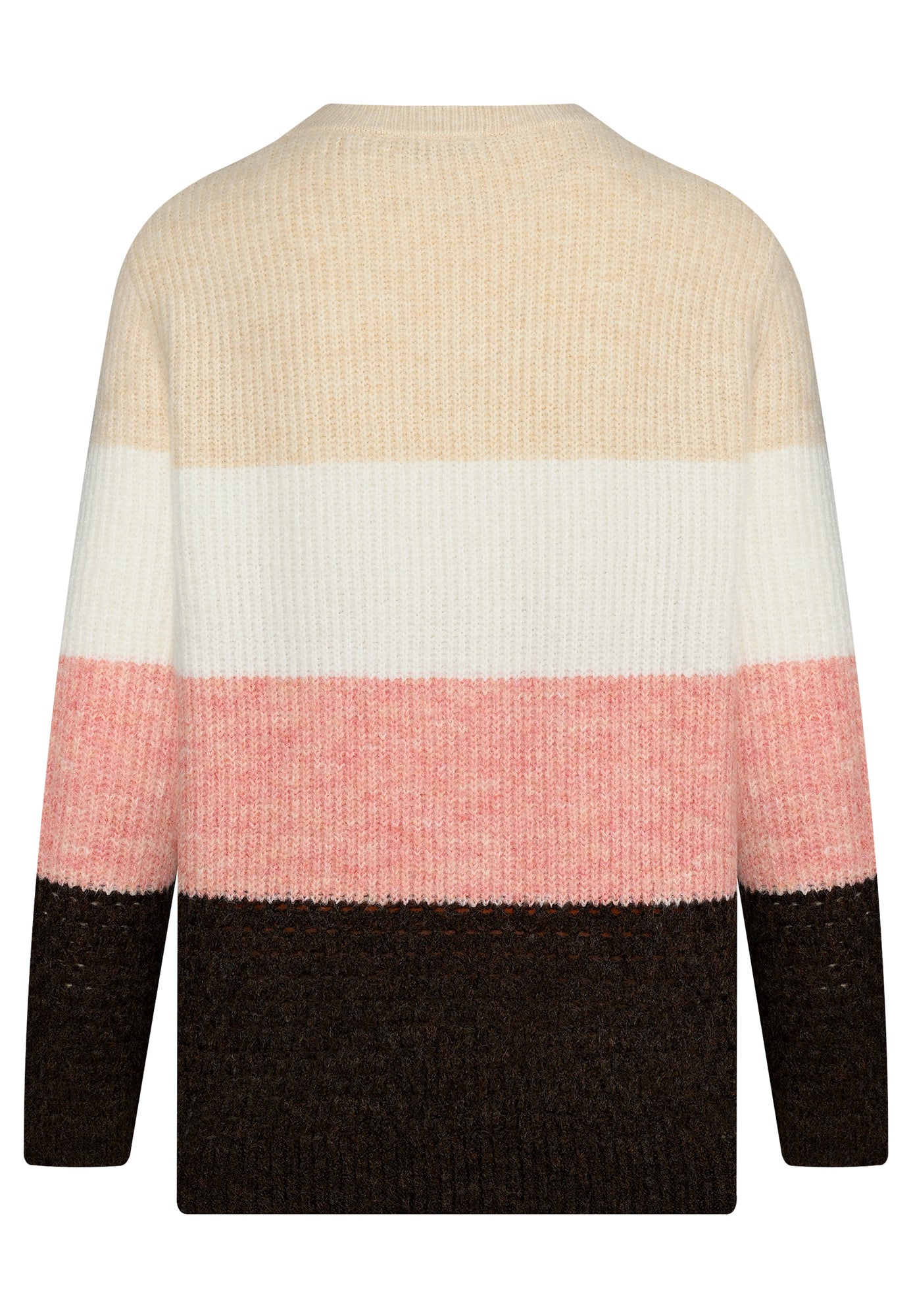 25607 Strickpullover in Rosé/Braun