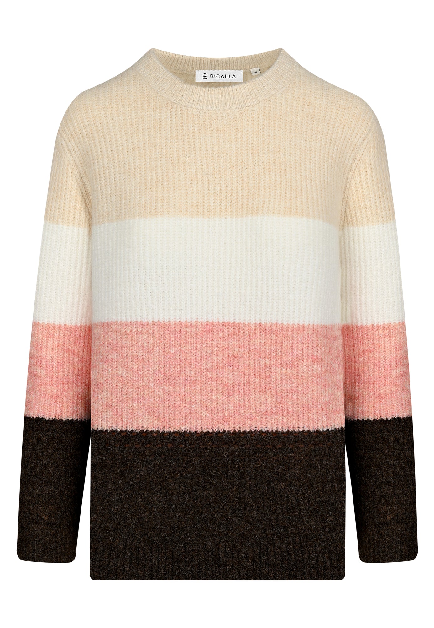 25607 Strickpullover in Rosé/Braun