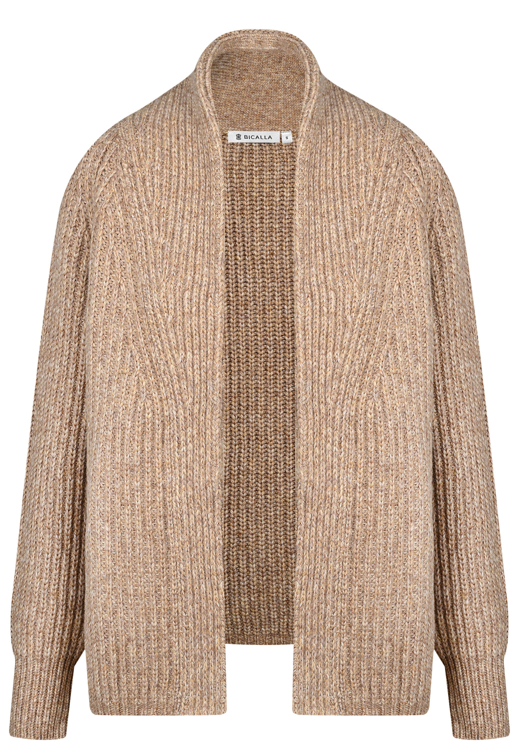 25609 Cardigan tricoté couleur sable