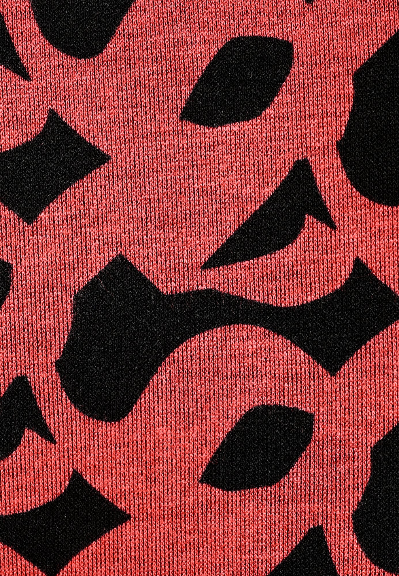 25613 Shirt mit Print-Muster in Rot/Schwarz
