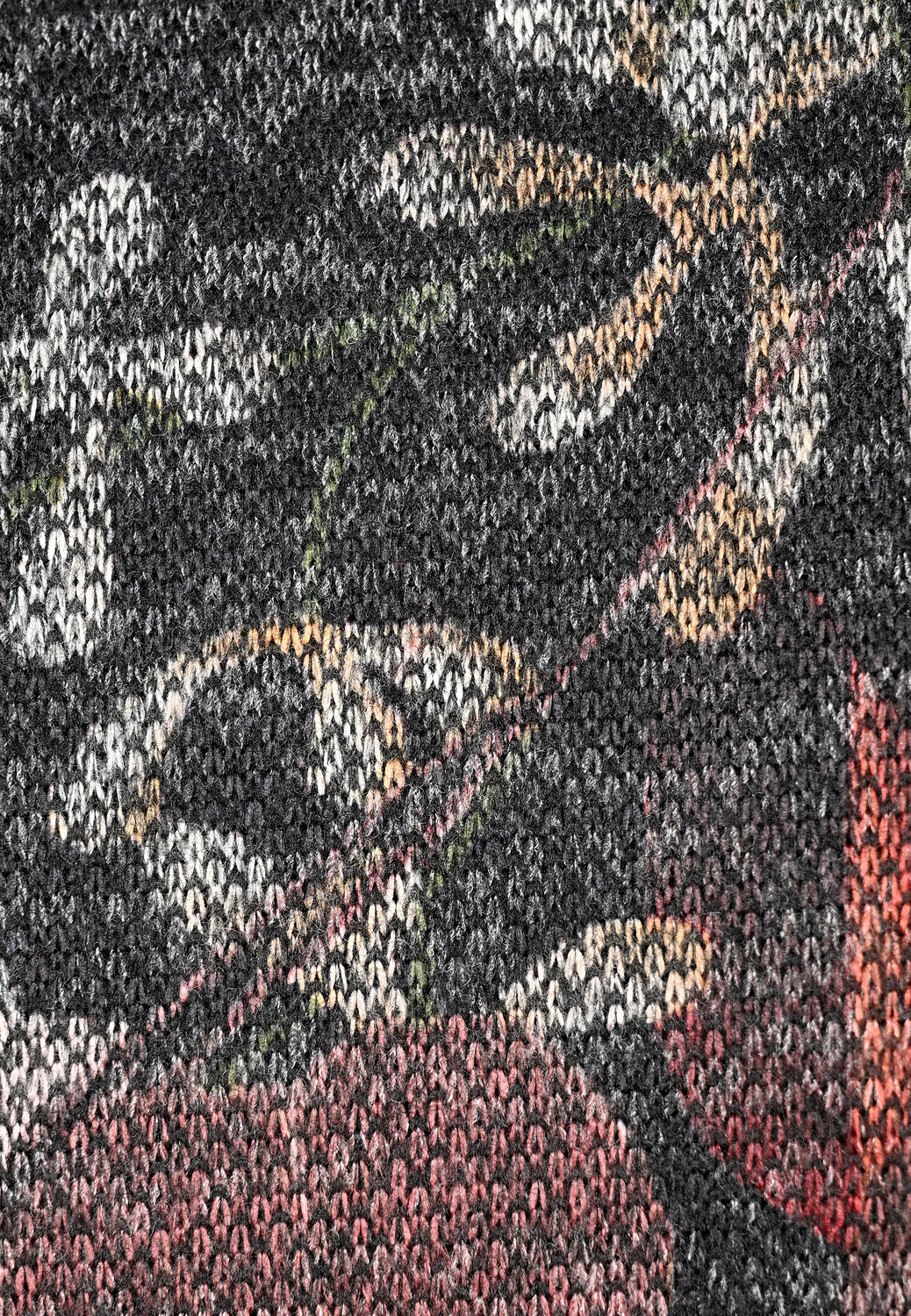 25615 Shirt mit Blätter-Print in Schwarz/Braun