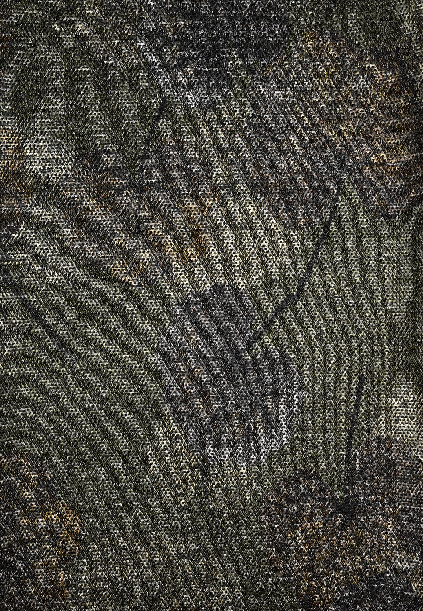 25713 Chemise à imprimé ginkgo vert/gris