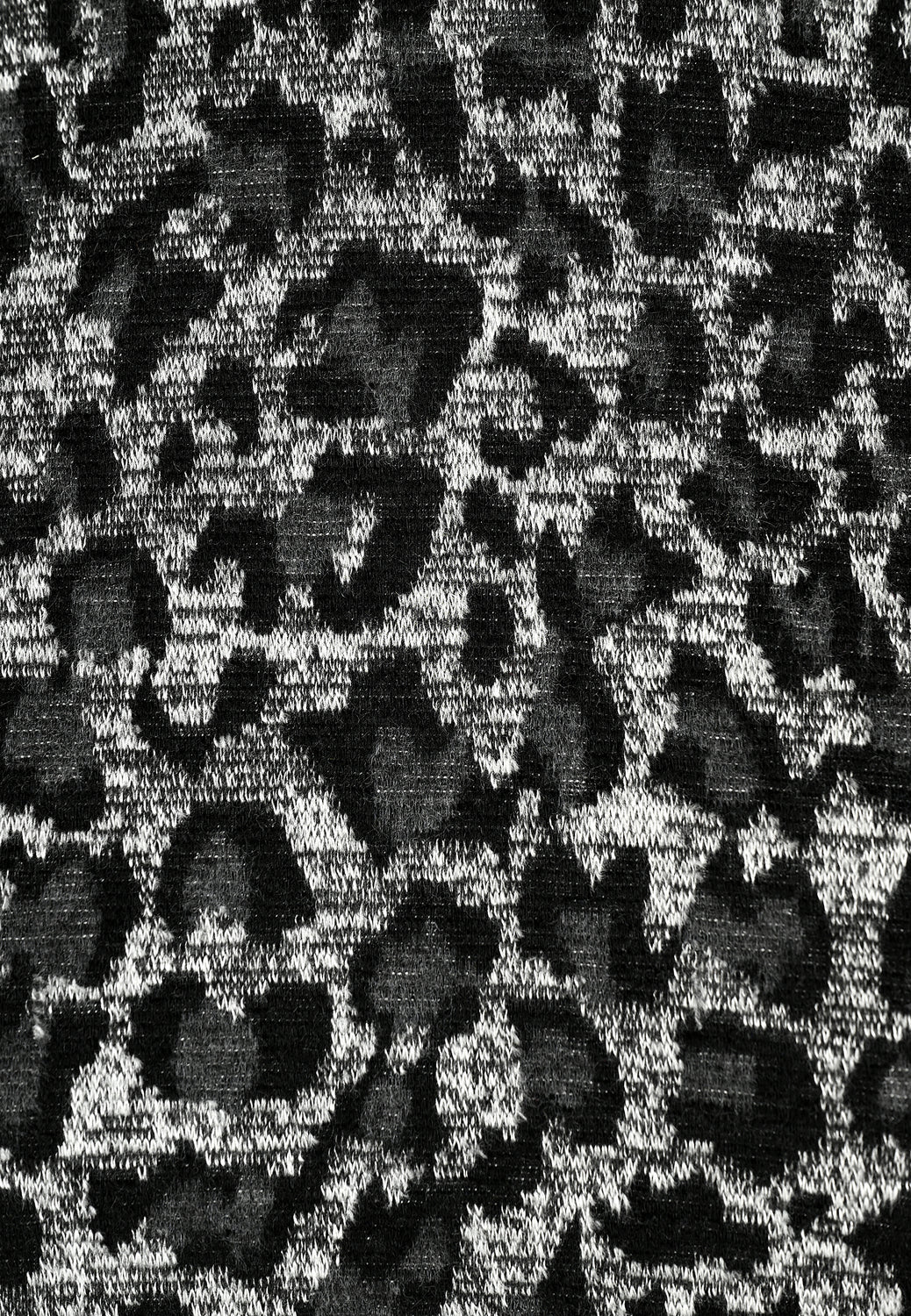 25715 Chemise à imprimé léopard gris/noir